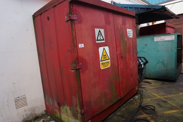 (2) x Red Storage Boxes