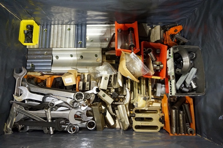 Qty Of Lenzkes Clamps, Hand Tools and Bolts