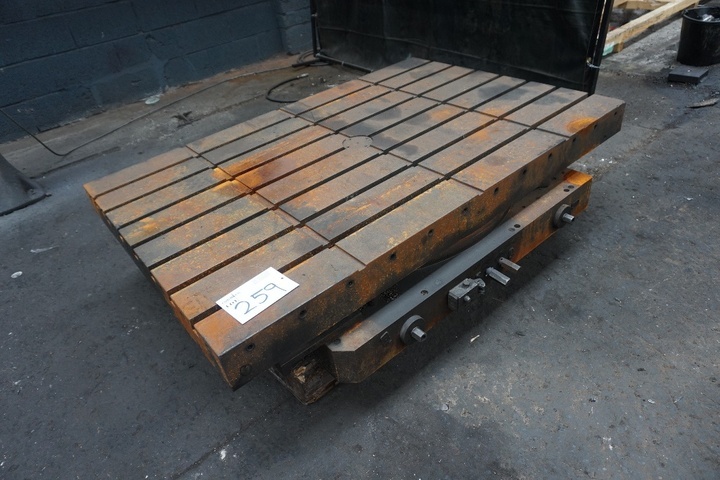 Air Lift T Slotted Rotary Table