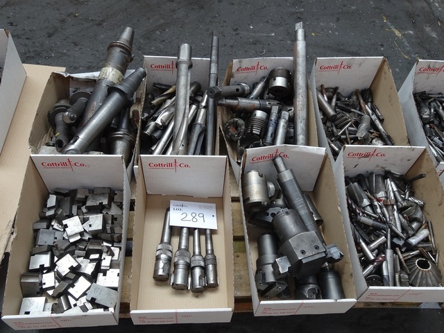 (8) Boxes Milling Arbors & Boring Bars