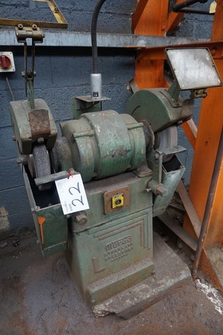 Murad Heavy Duty Double Ended Pedestal Grinder