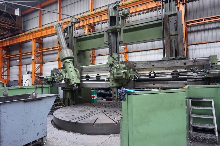 Craven Double Column Elevating Rail Vertical Borer