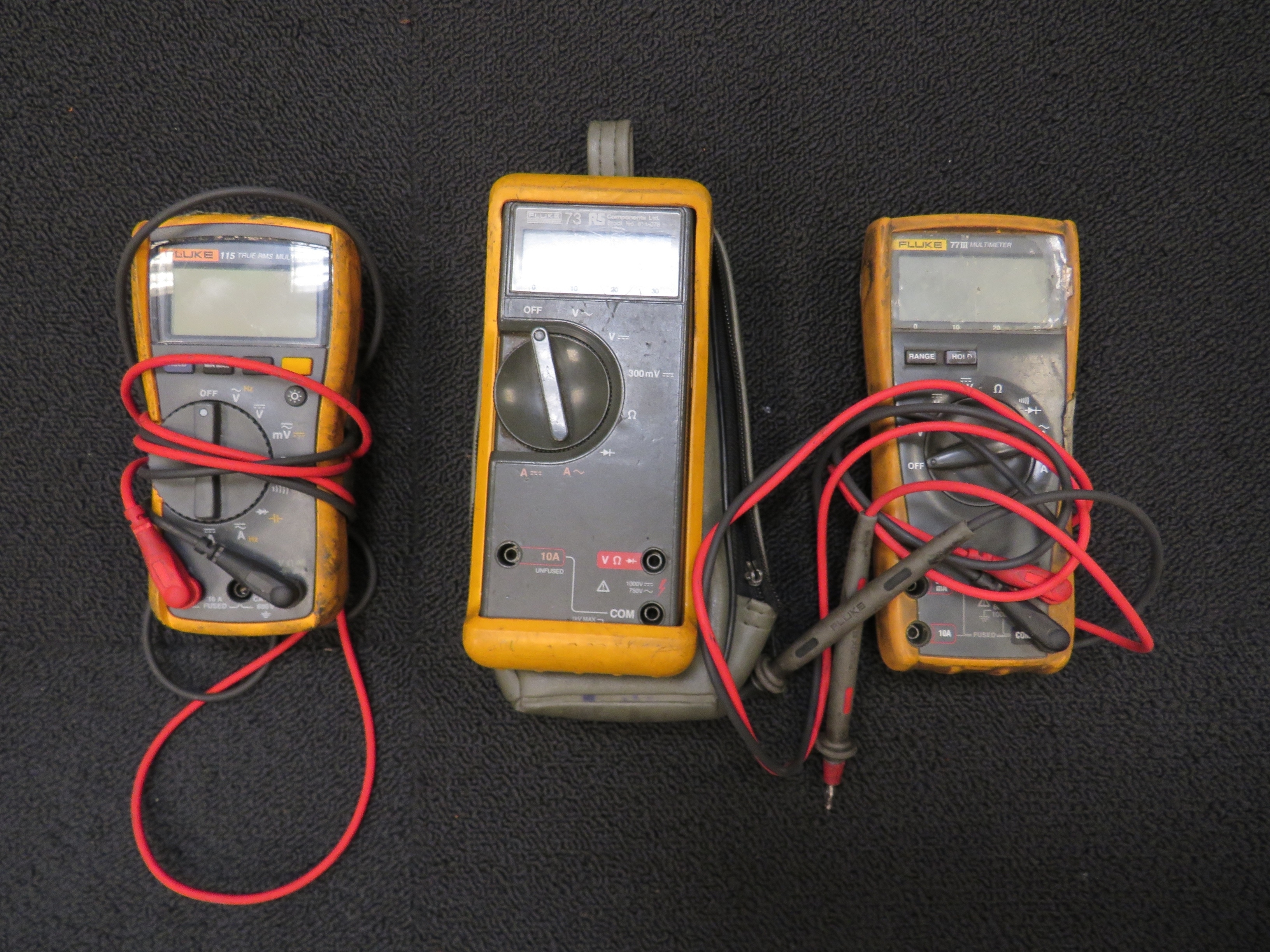 Fluke 115 Multimeter, Fluke 73 Multimeter, Fluke 77 Multimeter