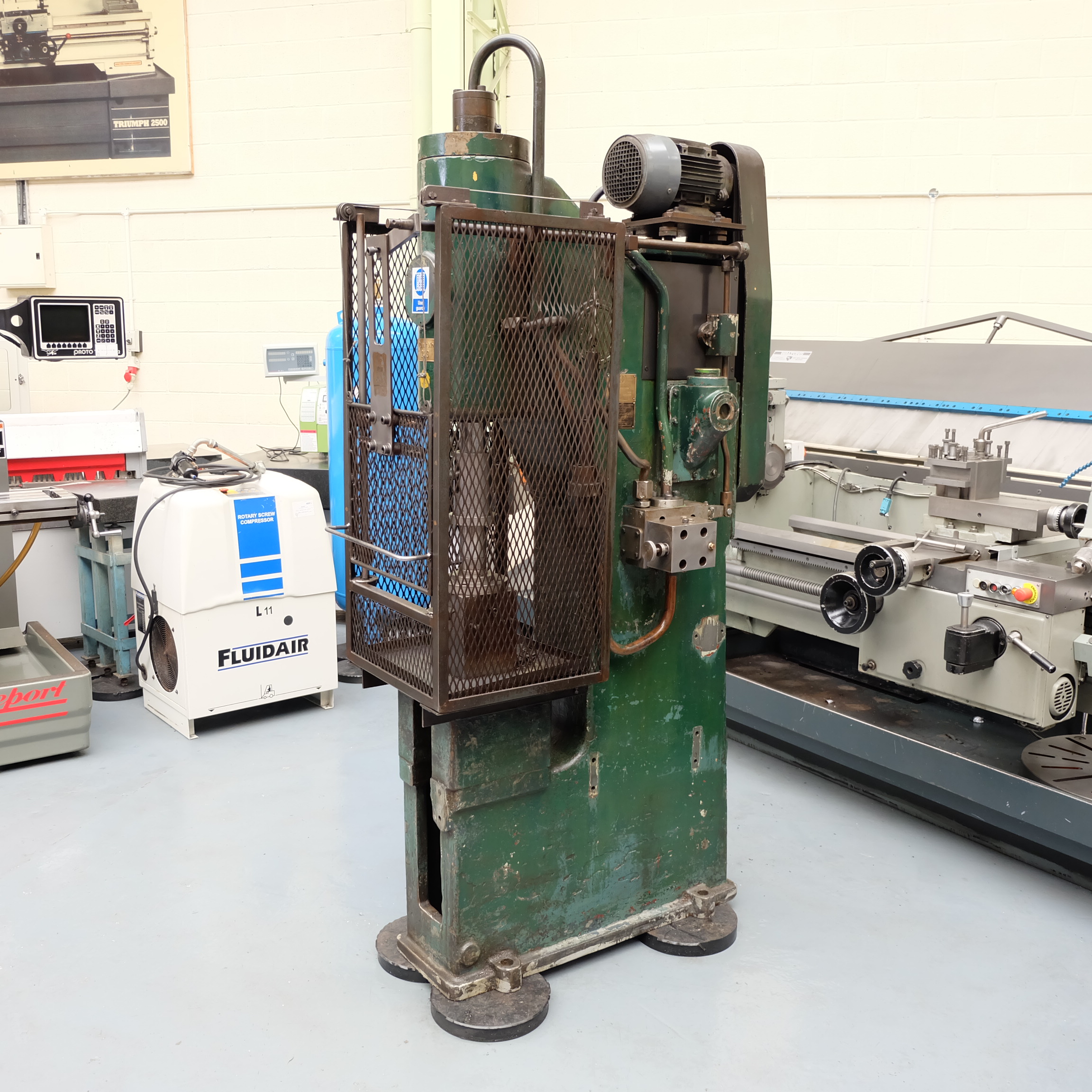 Mills Open Fronted Hydraulic Broach Press
