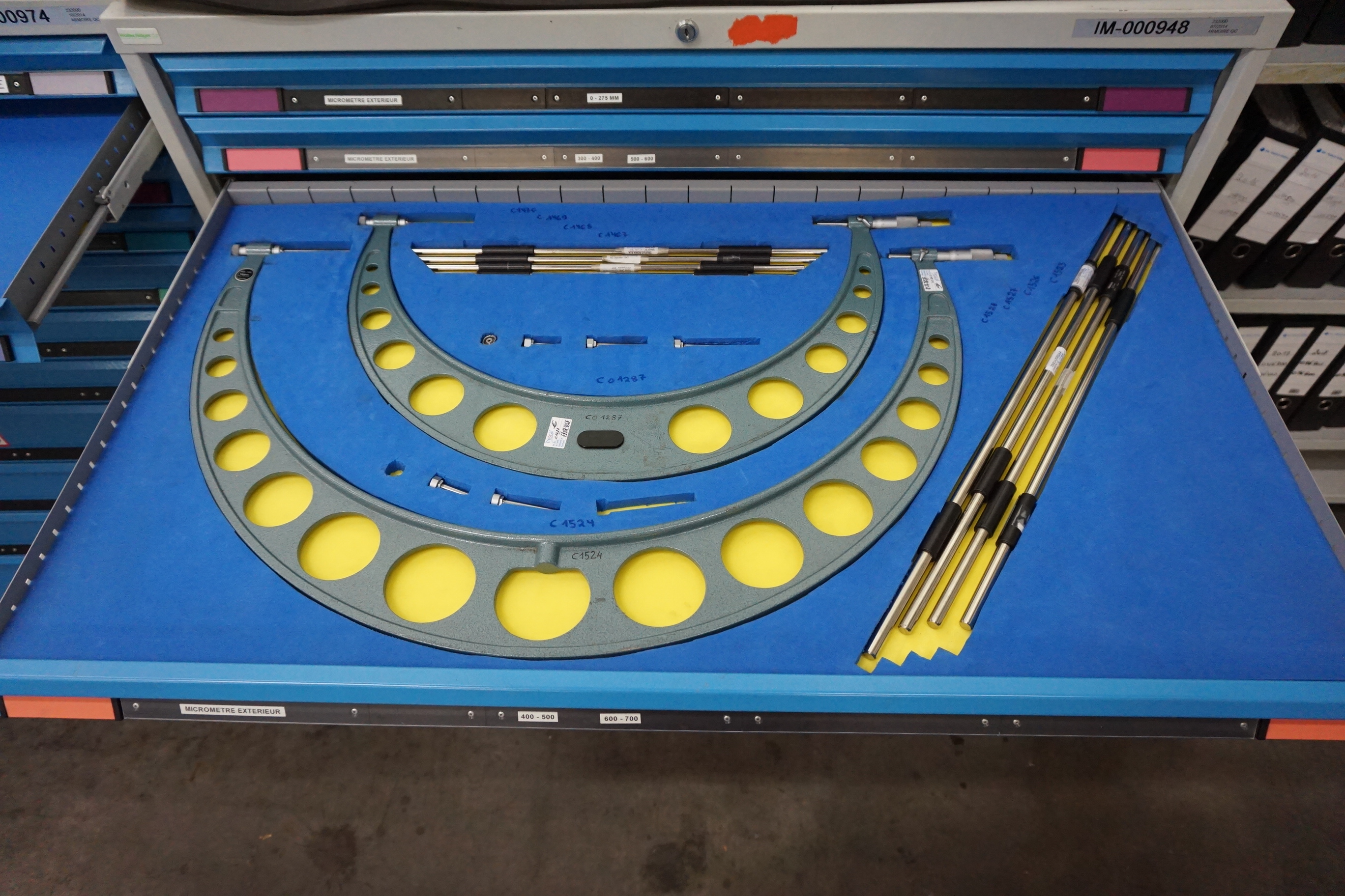 13 Drawer with Micrometers