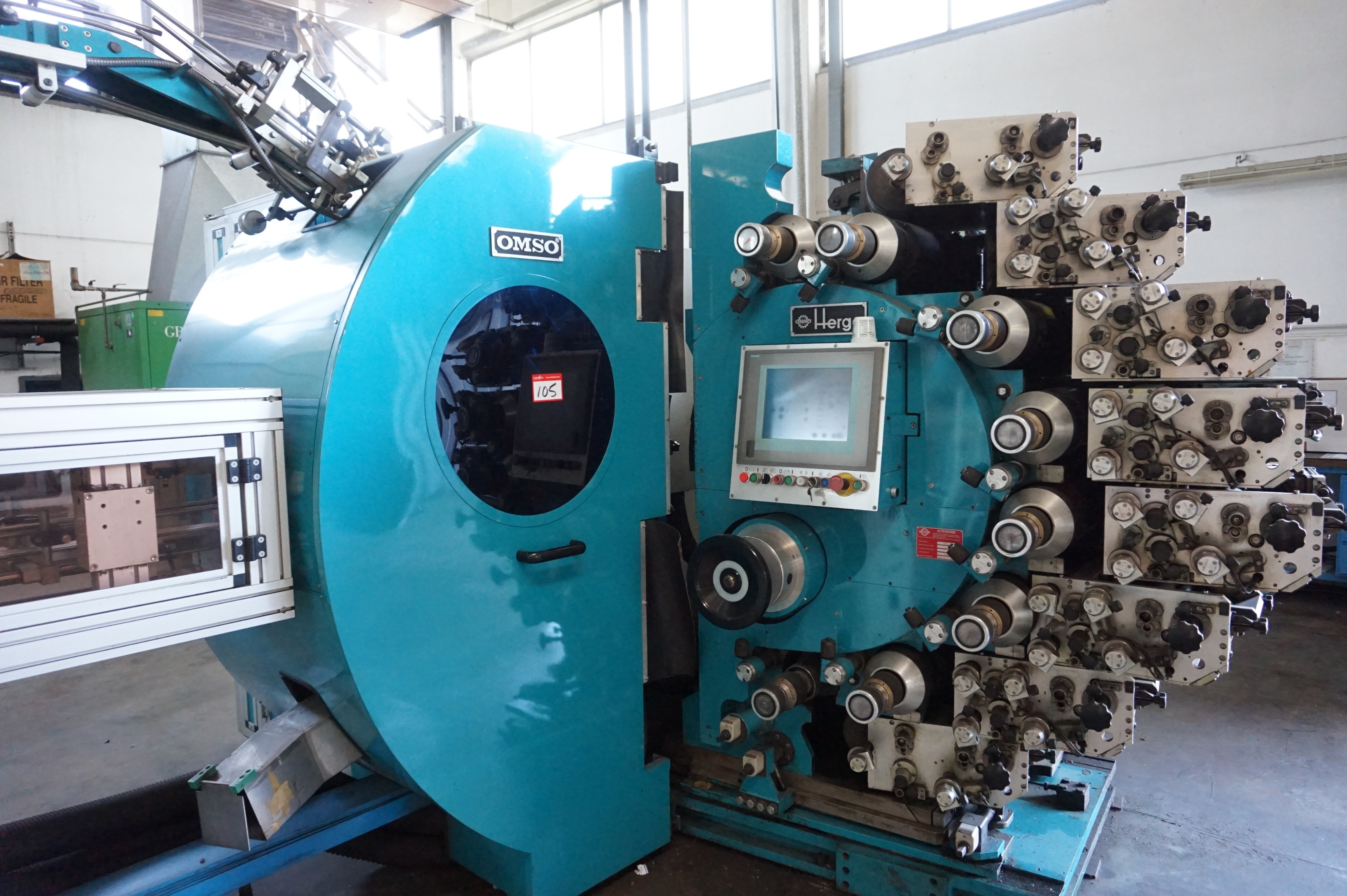 OMSO HERGO 8 Colour Dry Offset Cup Printing Machine