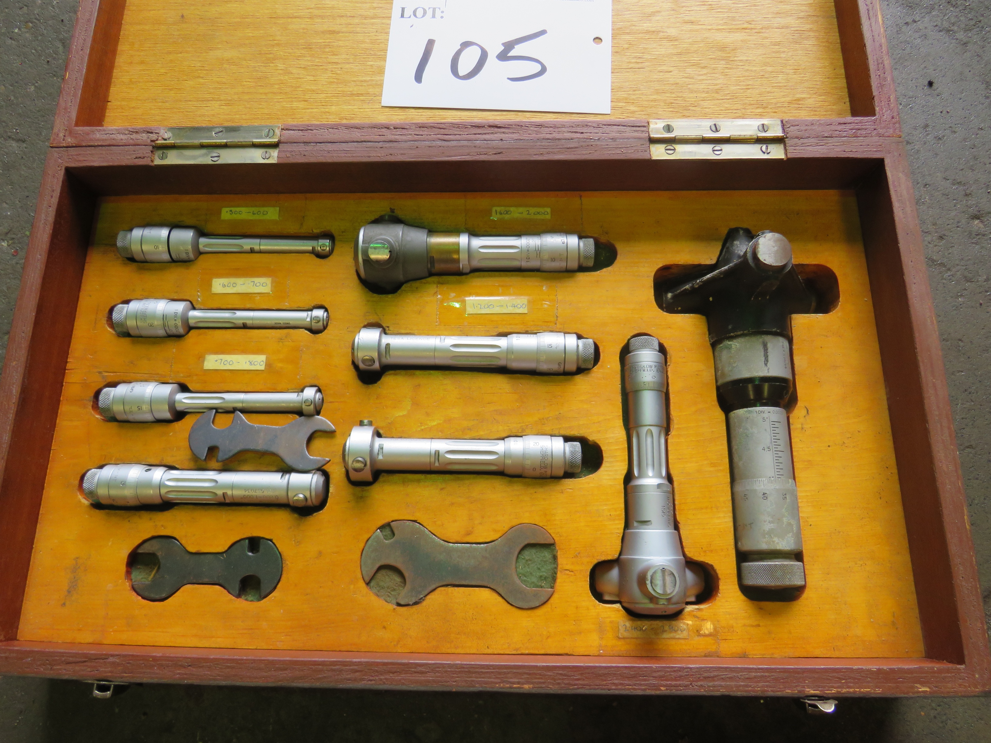 Set of Imperial Bore Gauges 500 600