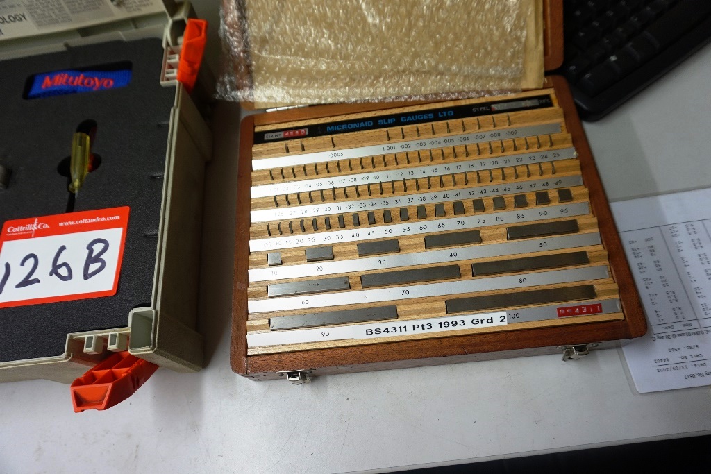 Set of Metric Slip Gauges & Hardmatic Mitutoyo Portable Hardness Tester