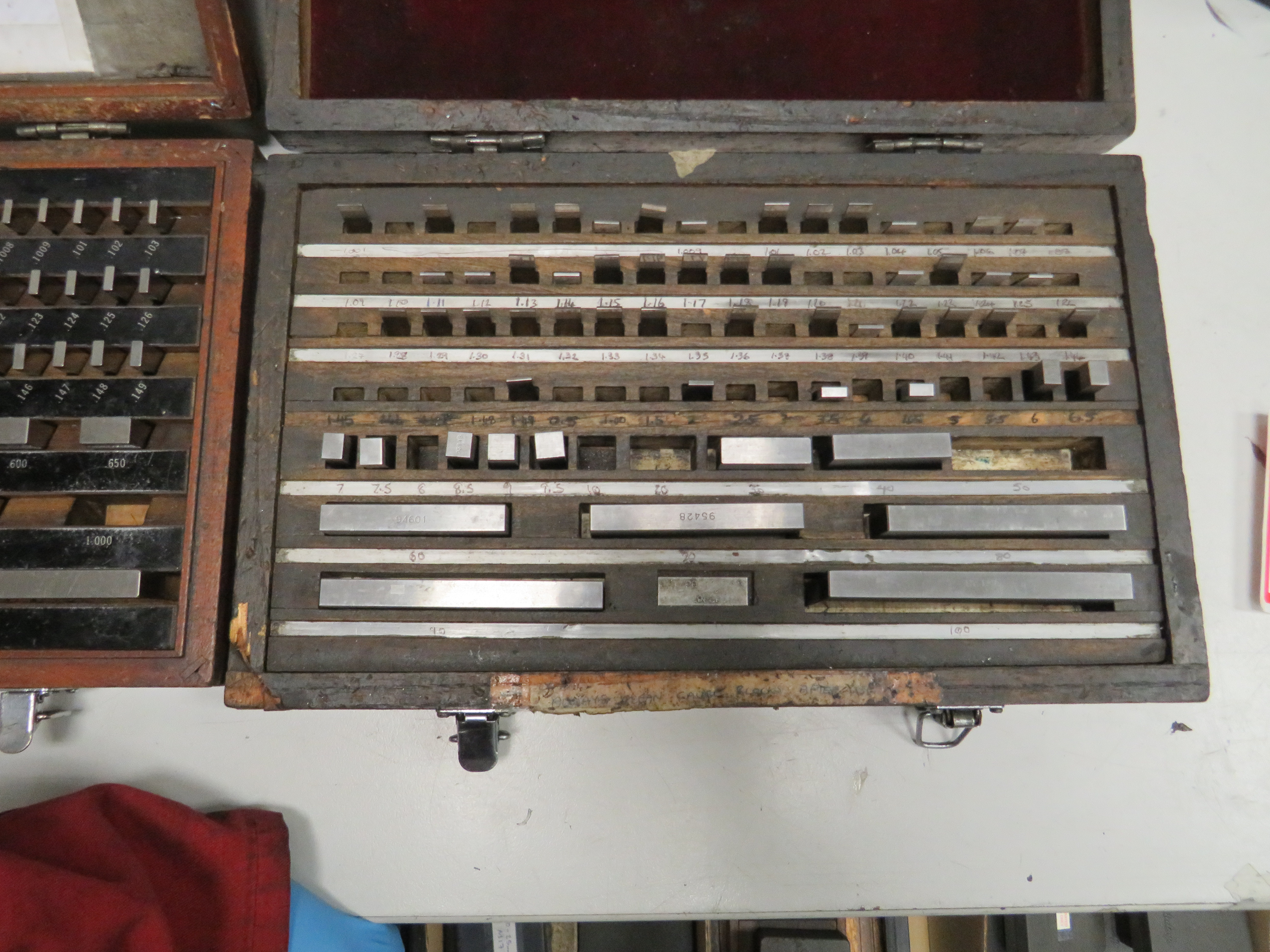 (2) Boxes of Metric Slip Gauges