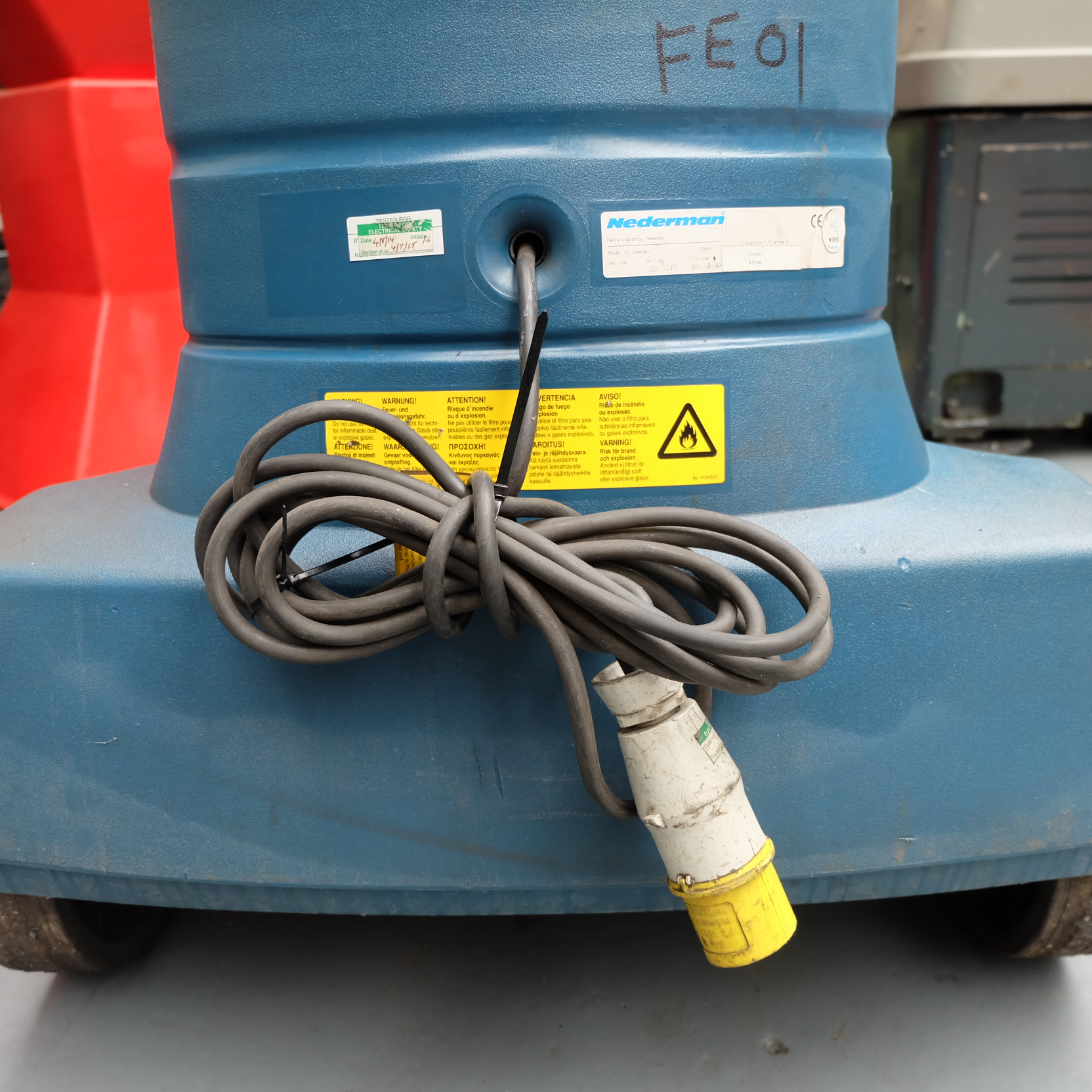 Nederman Filter Cart Fume Extractor