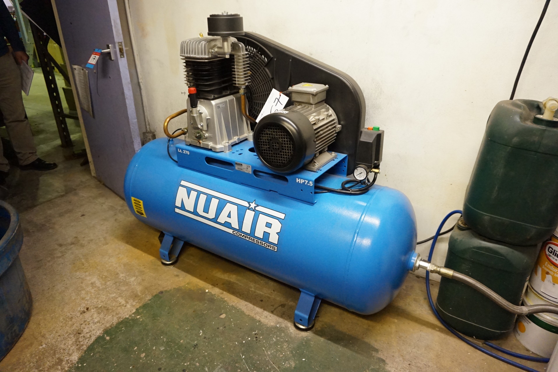 Nuair NB7/270FT7.5 3 Phase Receiver Mounted Air Compressor