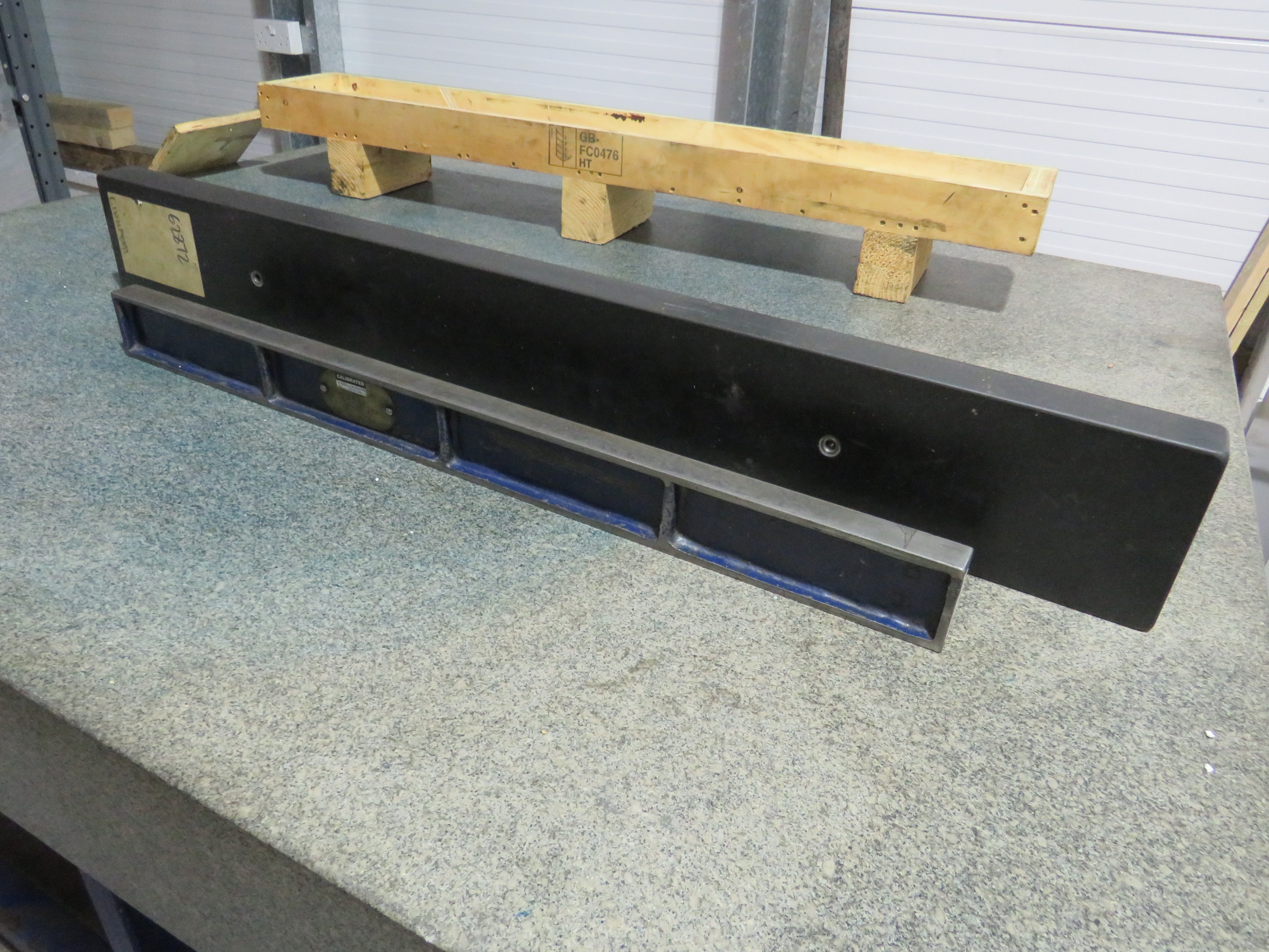 (1) Granite Straight Edge 4ft, (1) Steel Straight Edge 3ft