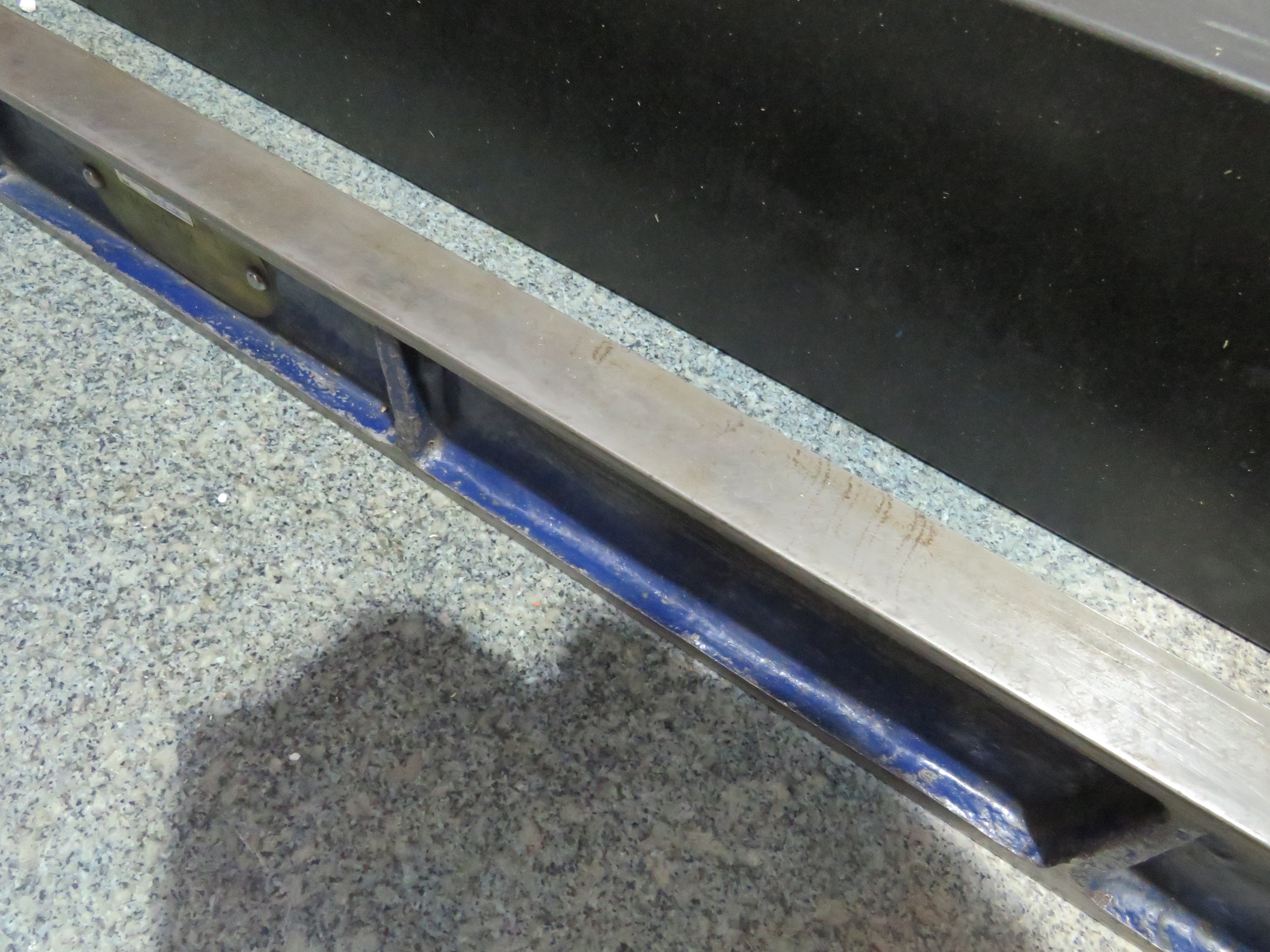 (1) Granite Straight Edge 4ft, (1) Steel Straight Edge 3ft