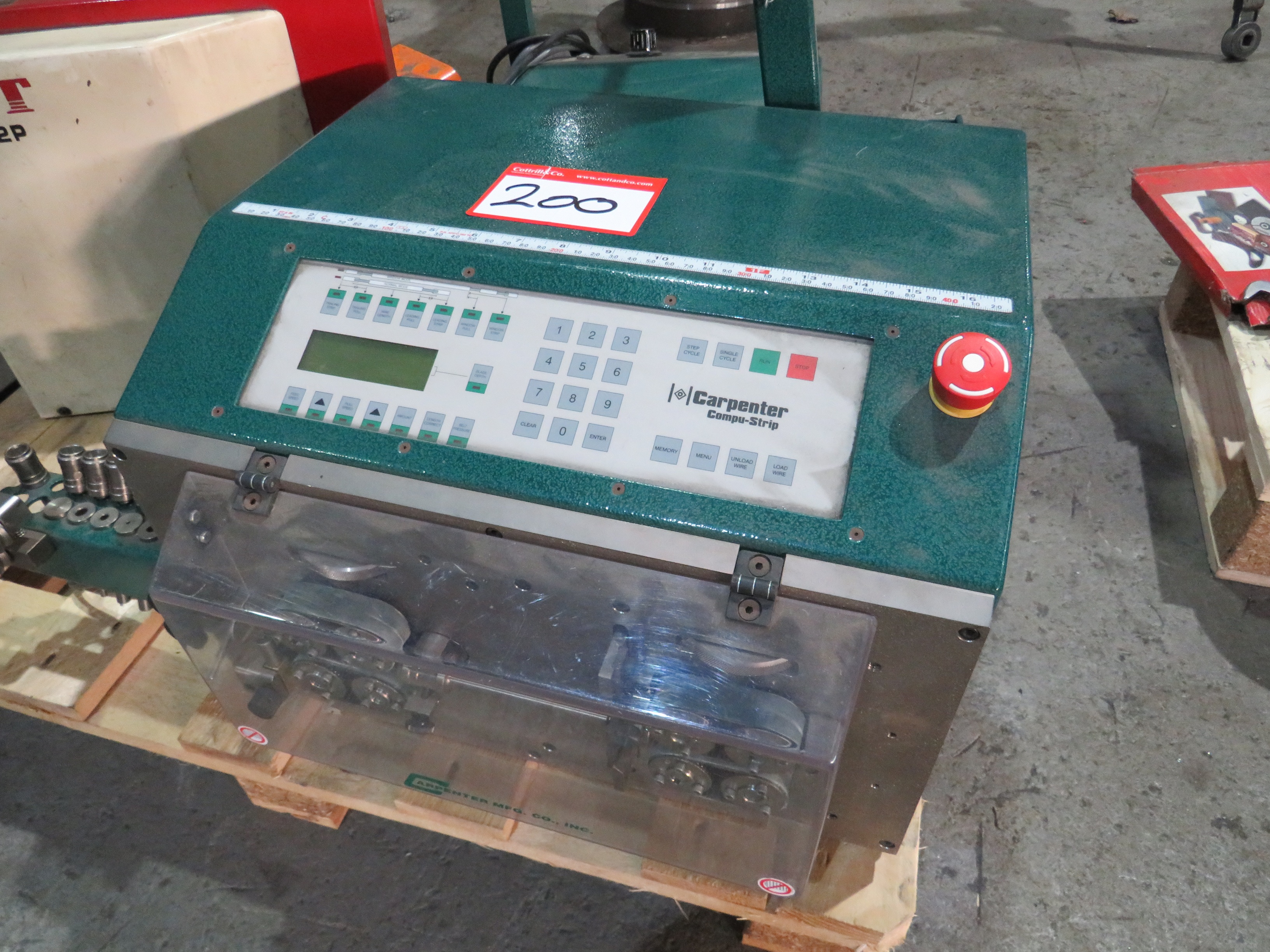 Carpenter CompuStrip Pneumatic Cut & Strip Machine