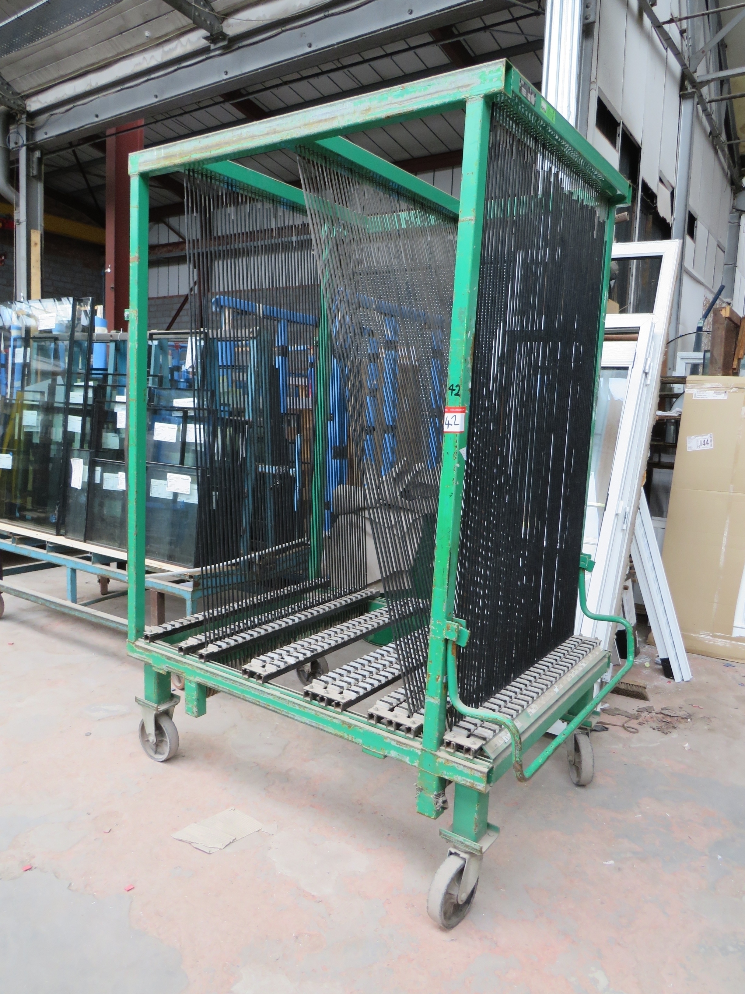 Wire Rack Green (2) x Orange and Green Hegla Wire Racks