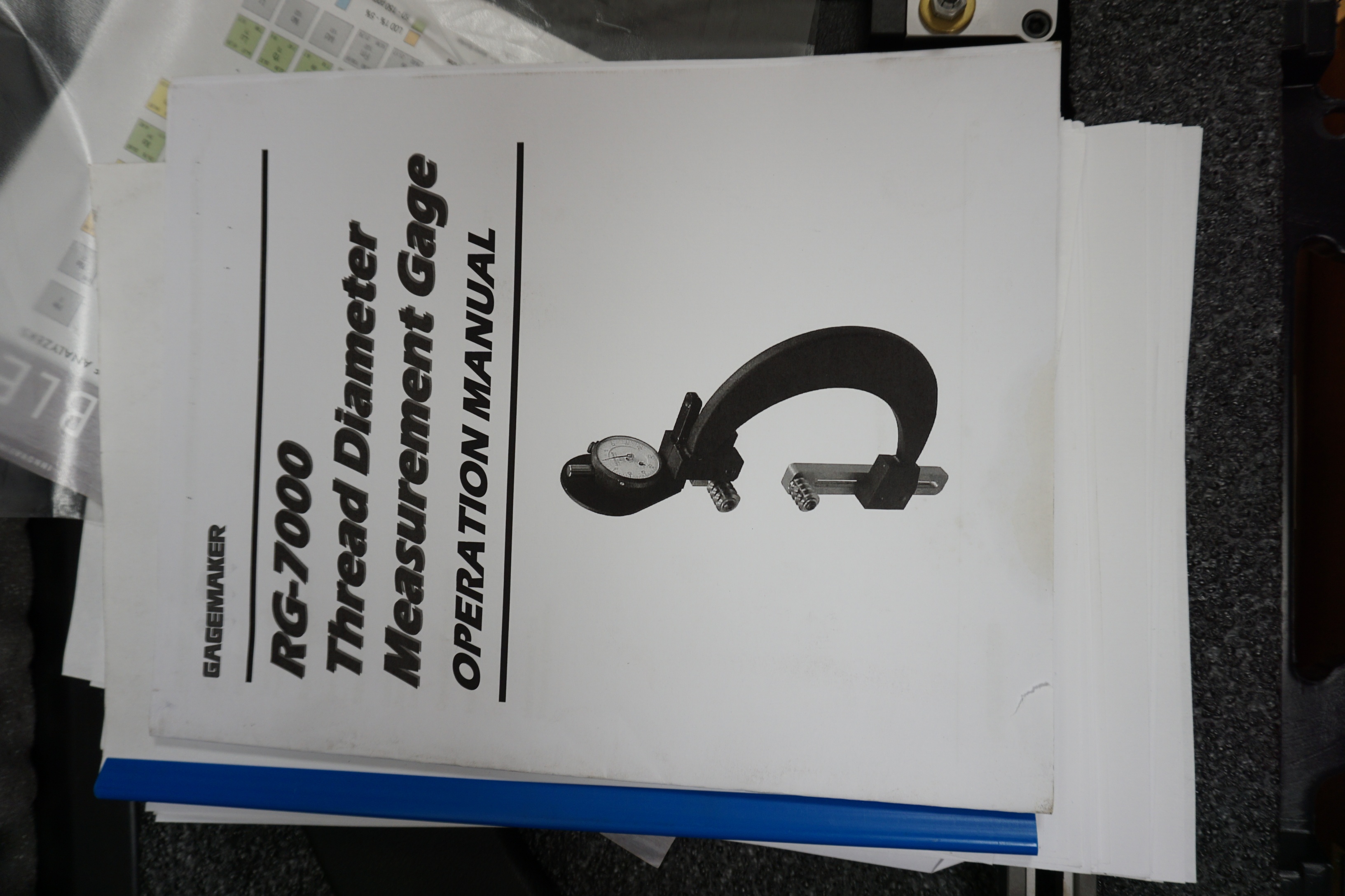 Gagemaker RG-7002 8" - 12" Thread Diameter Gauge