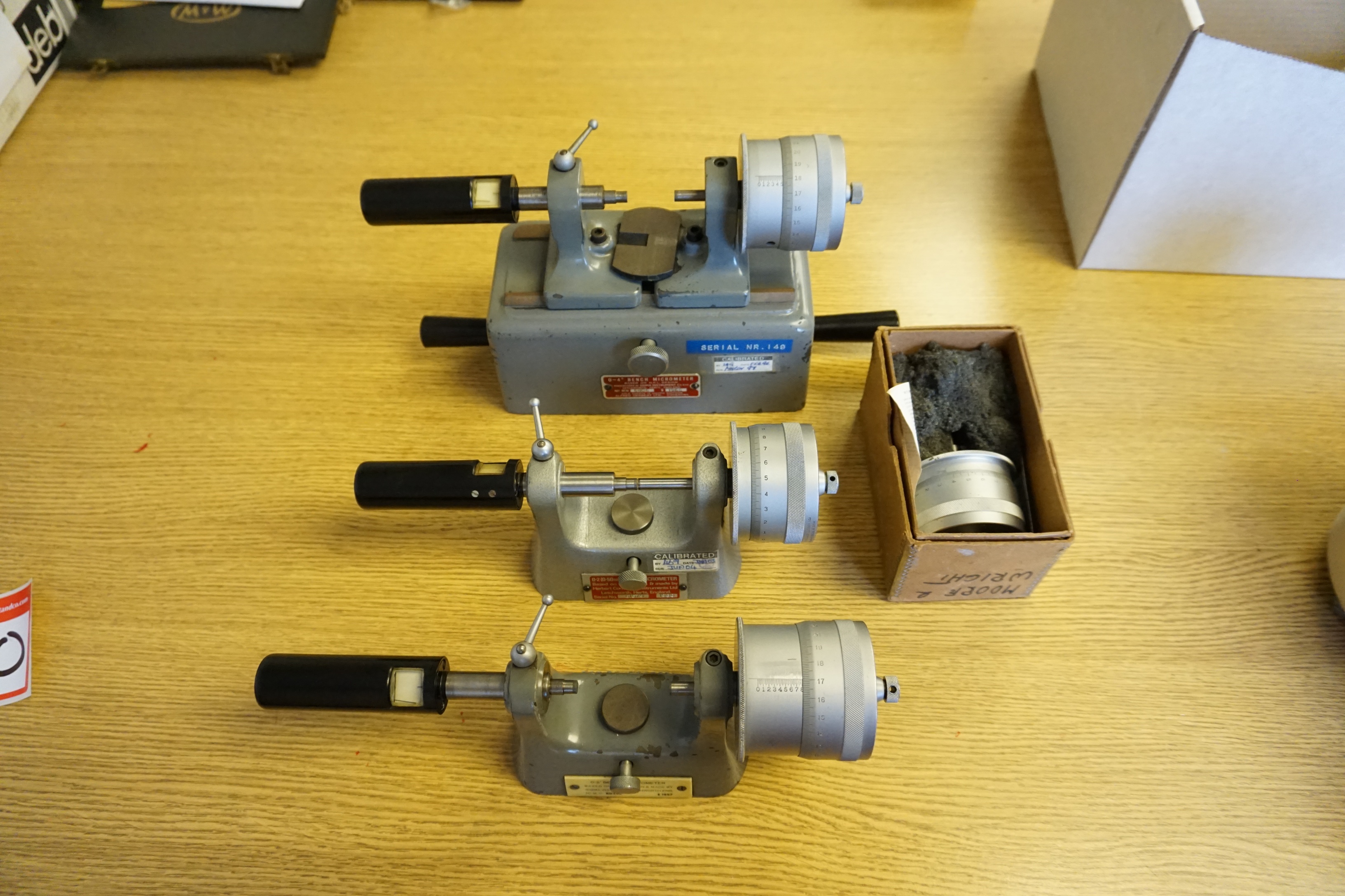 Qty of Bench Micrometers