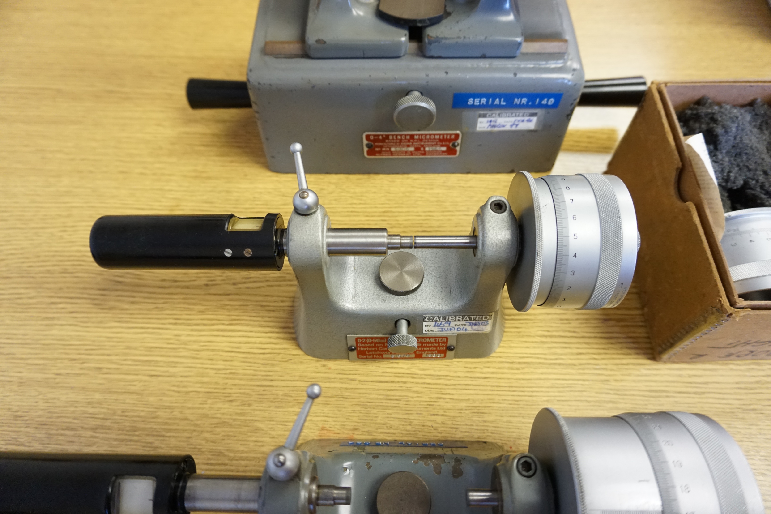 Qty of Bench Micrometers