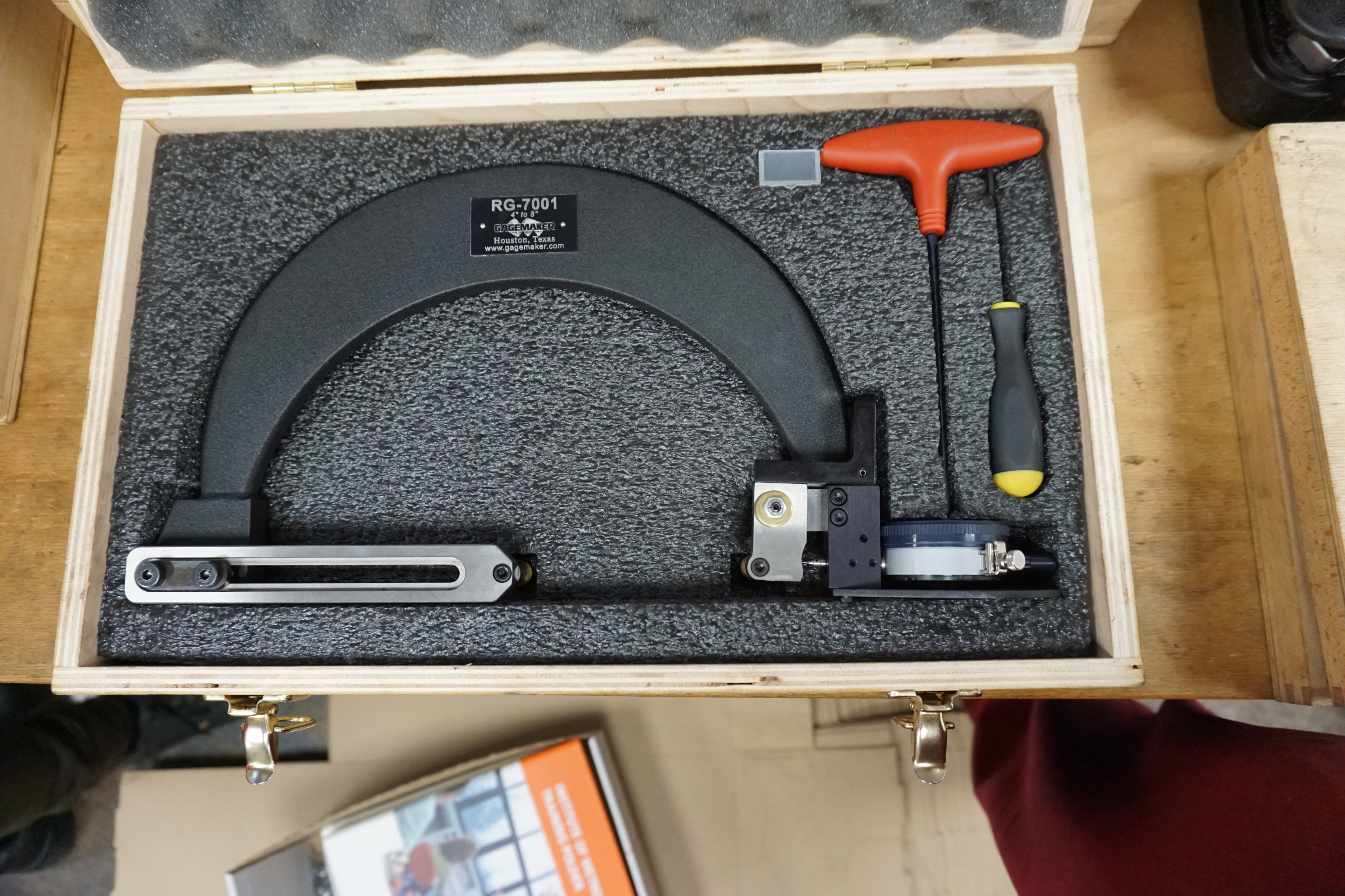 Gagemaker RG7001 4" 8" Thread Diameter Gauge