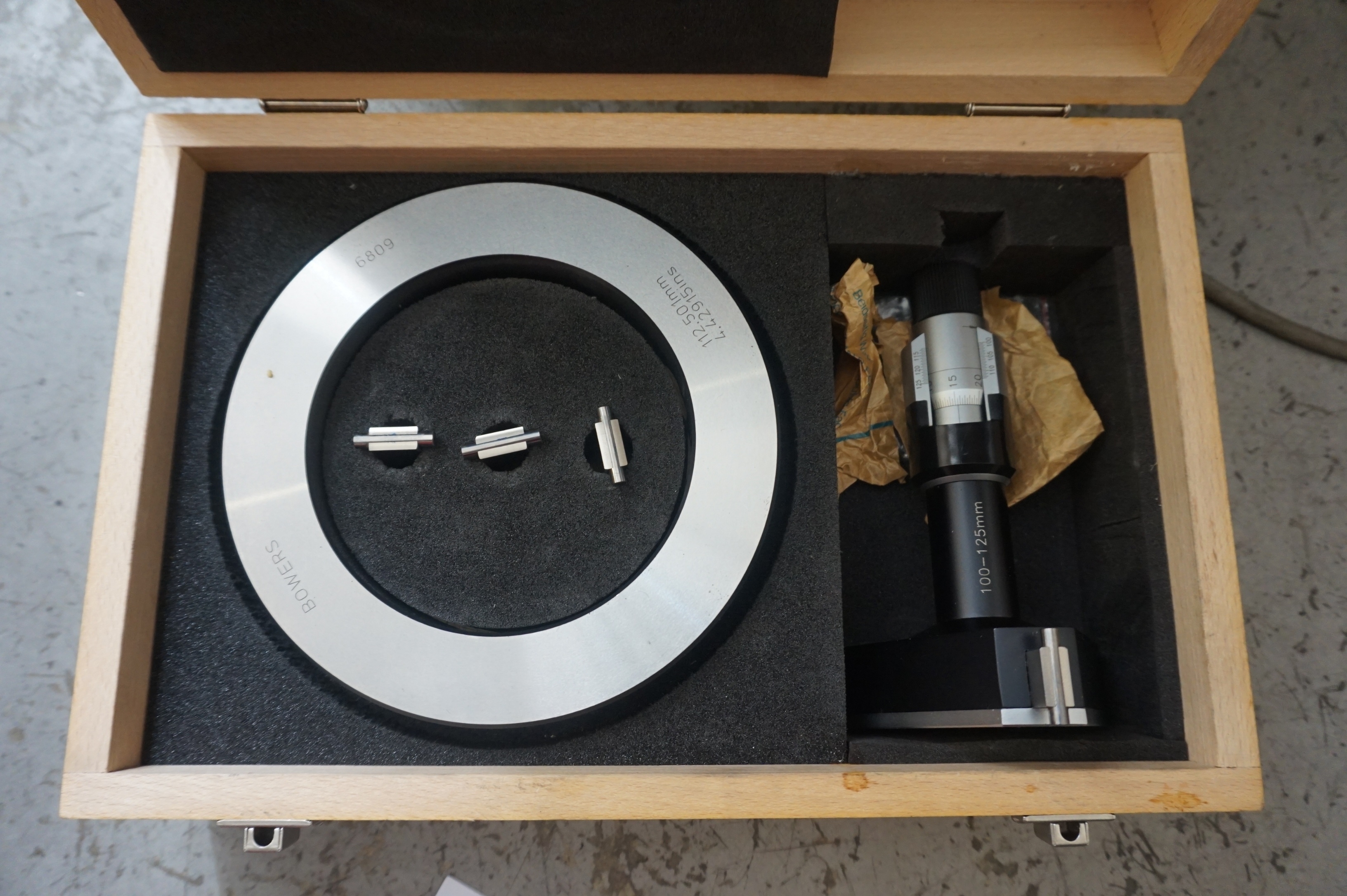 Set of Bore Gauges 100 – 125mm