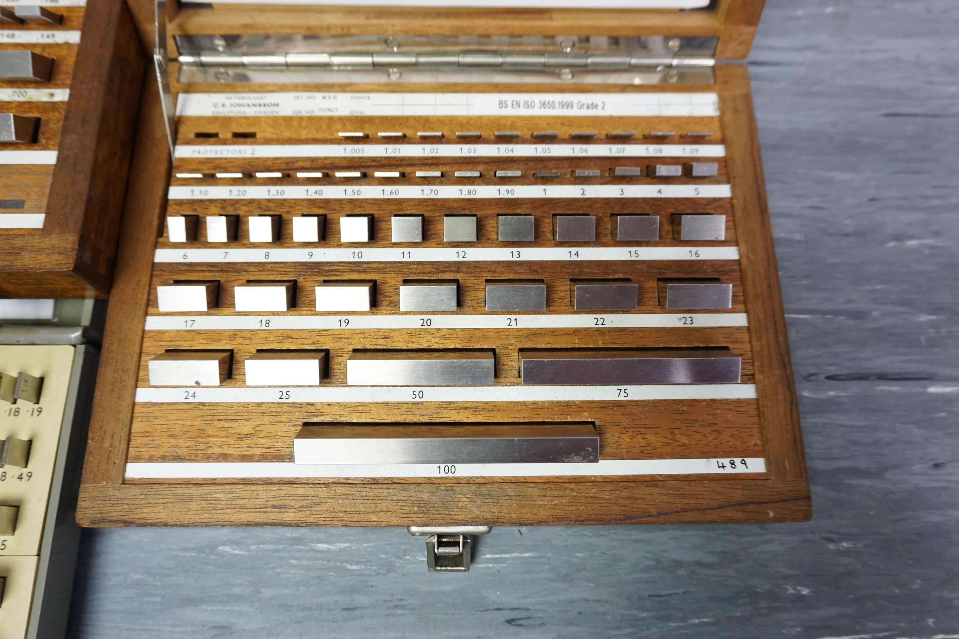 Qty of Metric and Imperial Slip Gauges