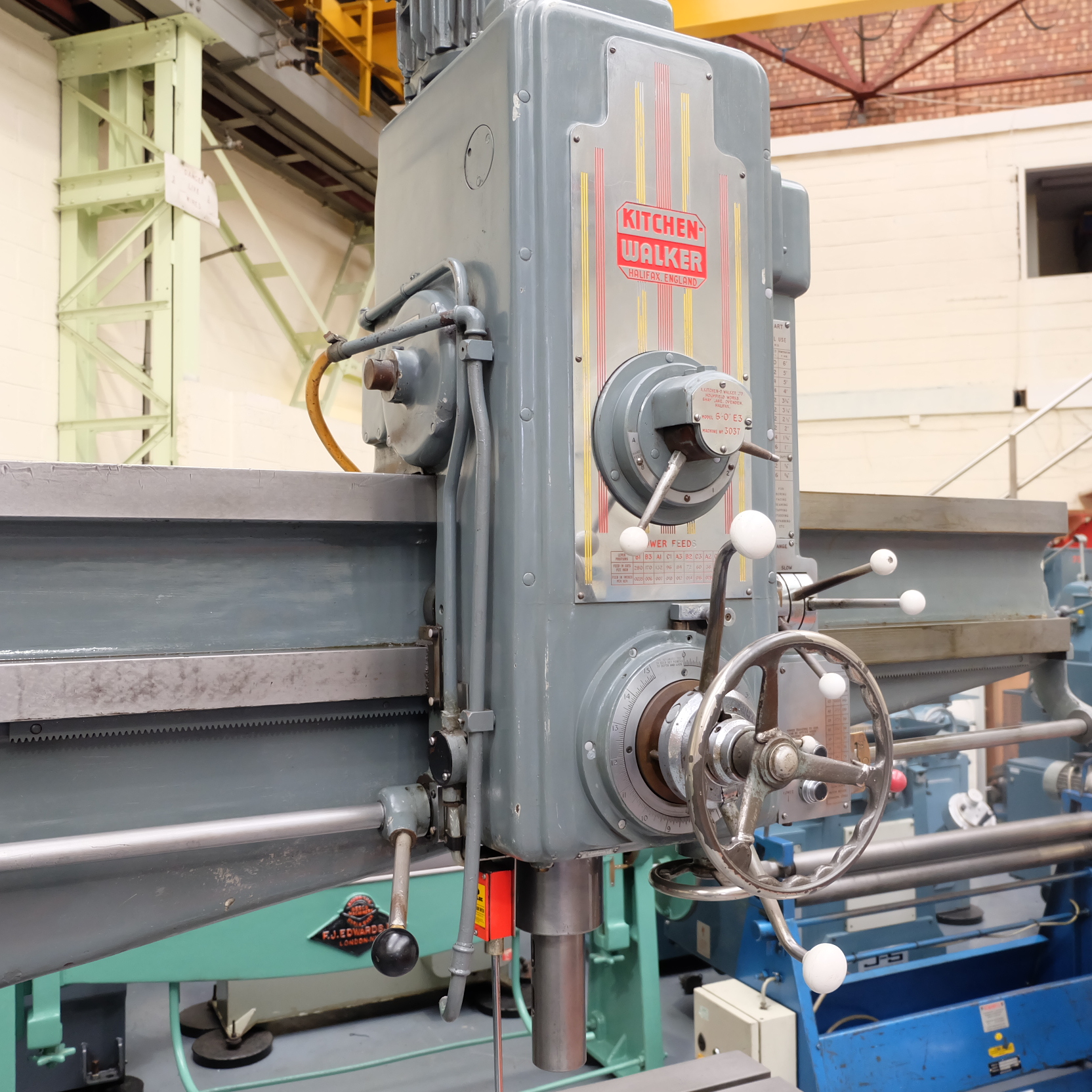 Kitchen & Walker Type E3 6FT Radial Arm Drill