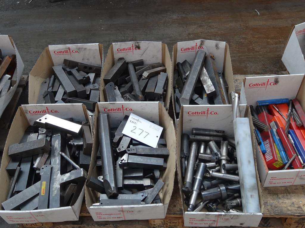 (7) Boxes comprising Cutting Tools