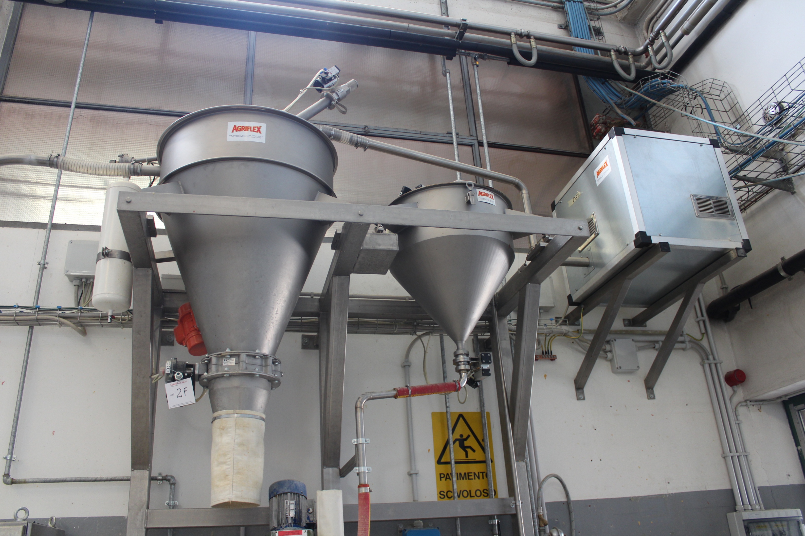 Agriflex High Level Stainless Steel Hopper Feed System