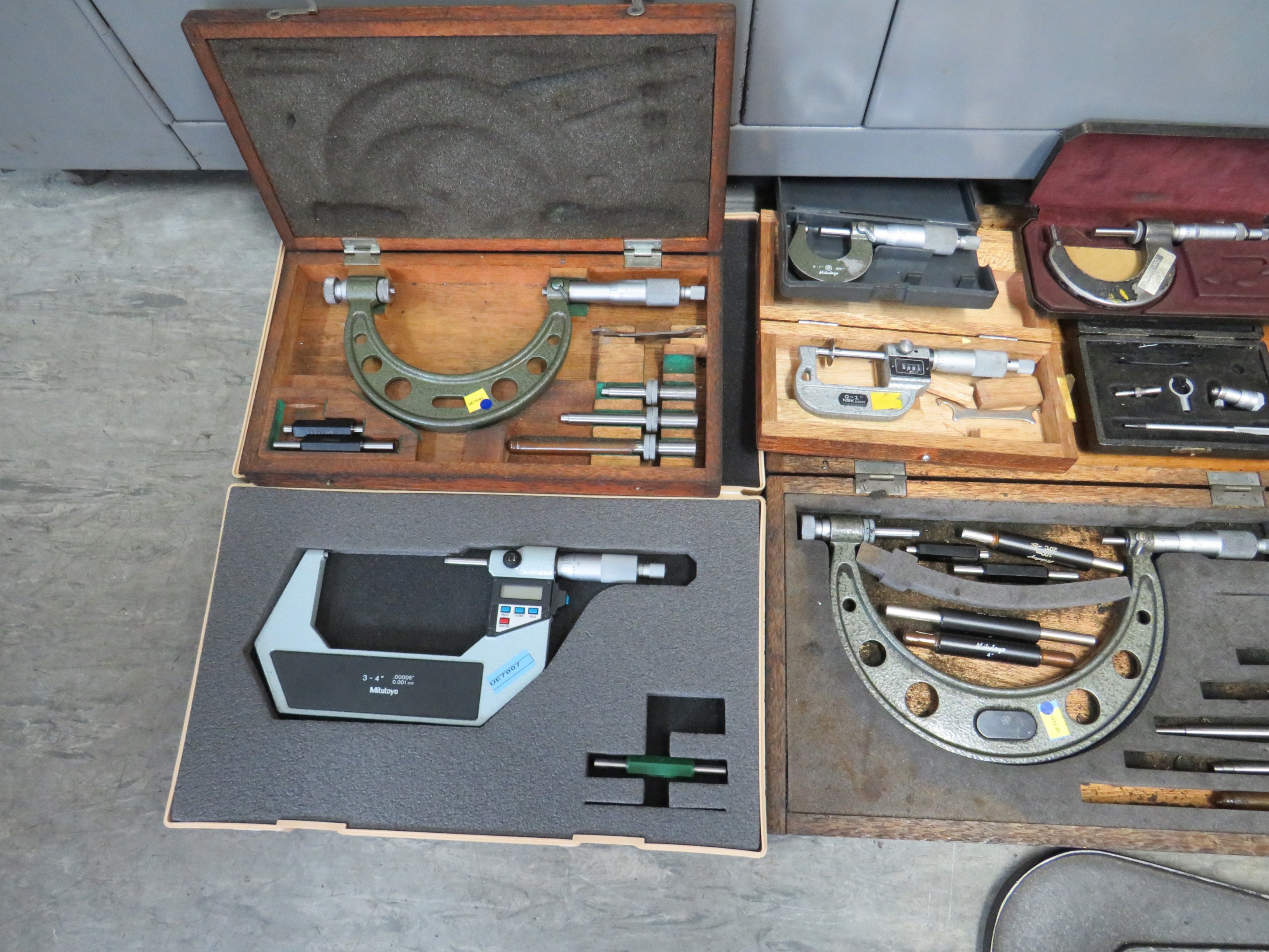 Qty of Imperial Outside Micrometers