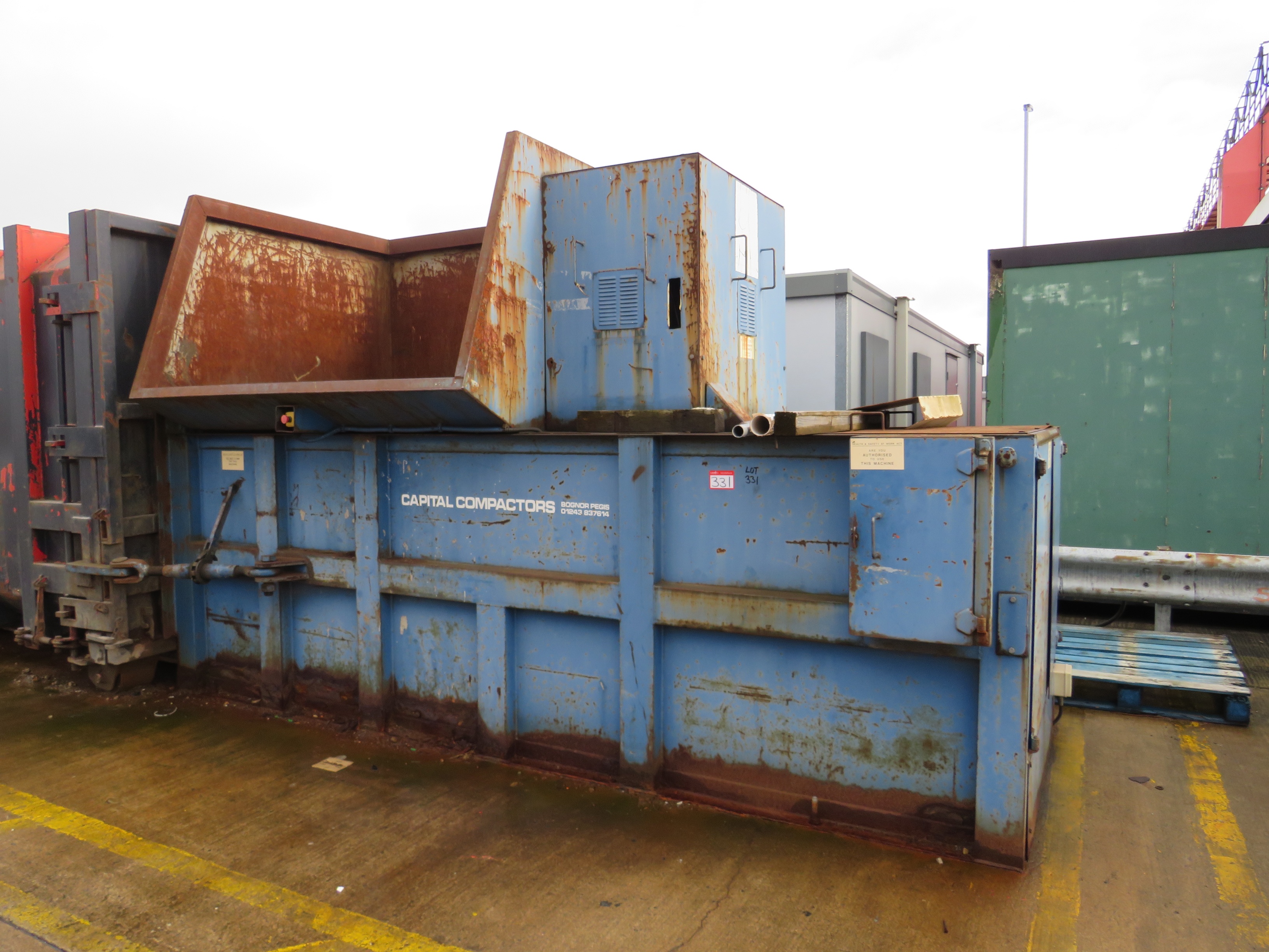 Compactor for Waste Skip