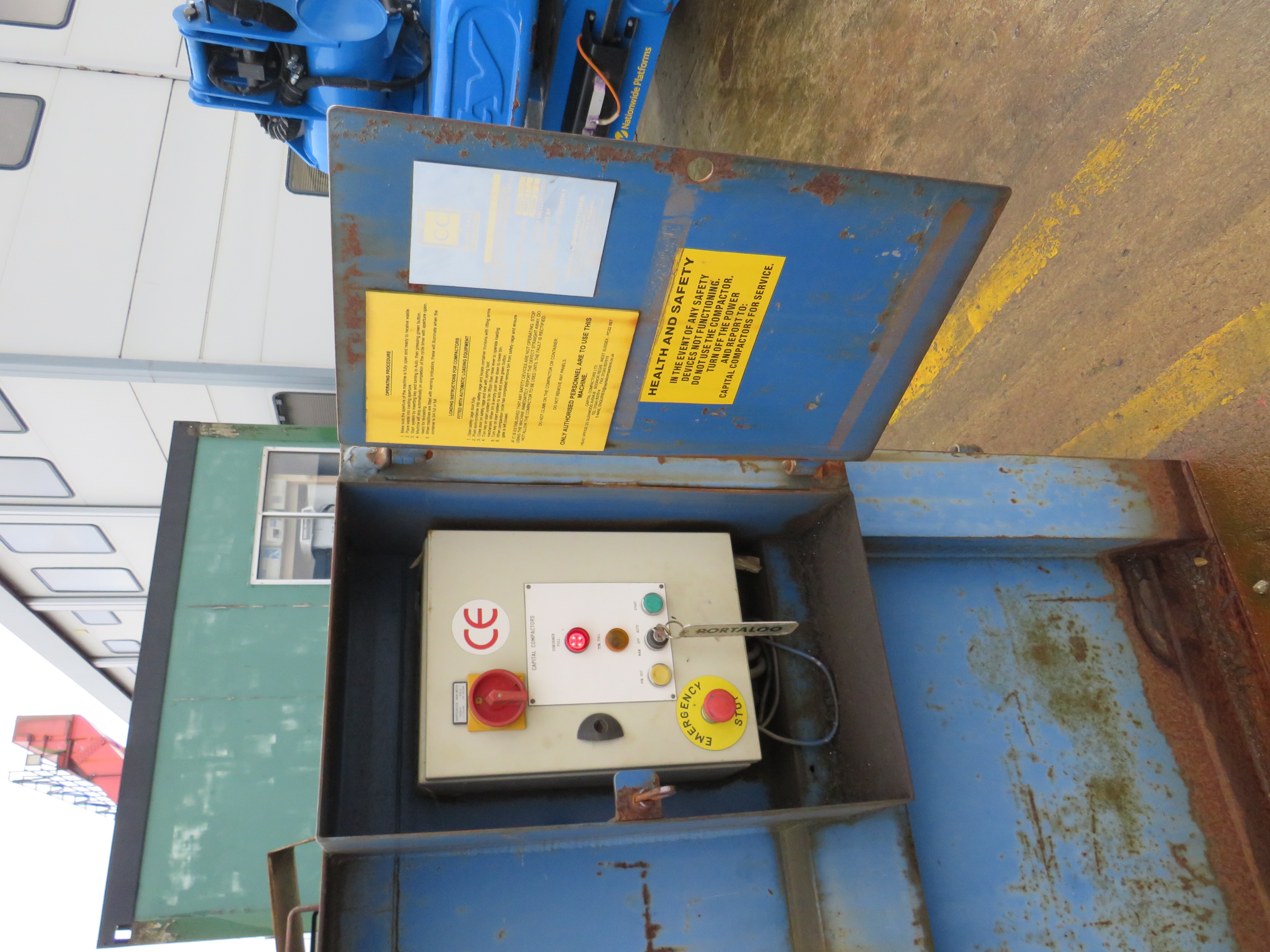 Compactor for Waste Skip