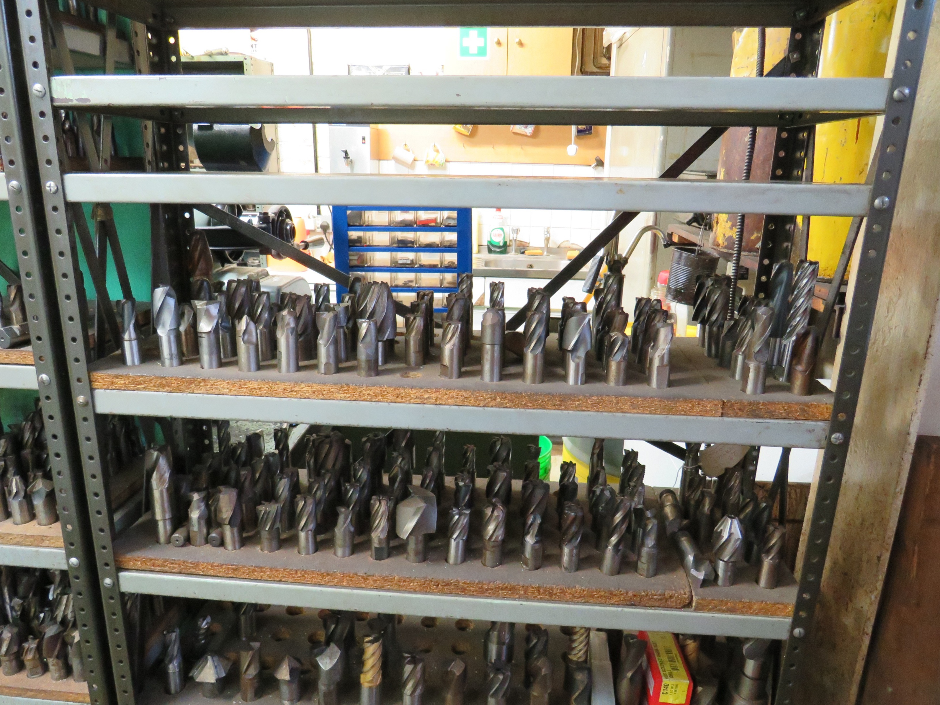 Rack with Large Qty of Cutters