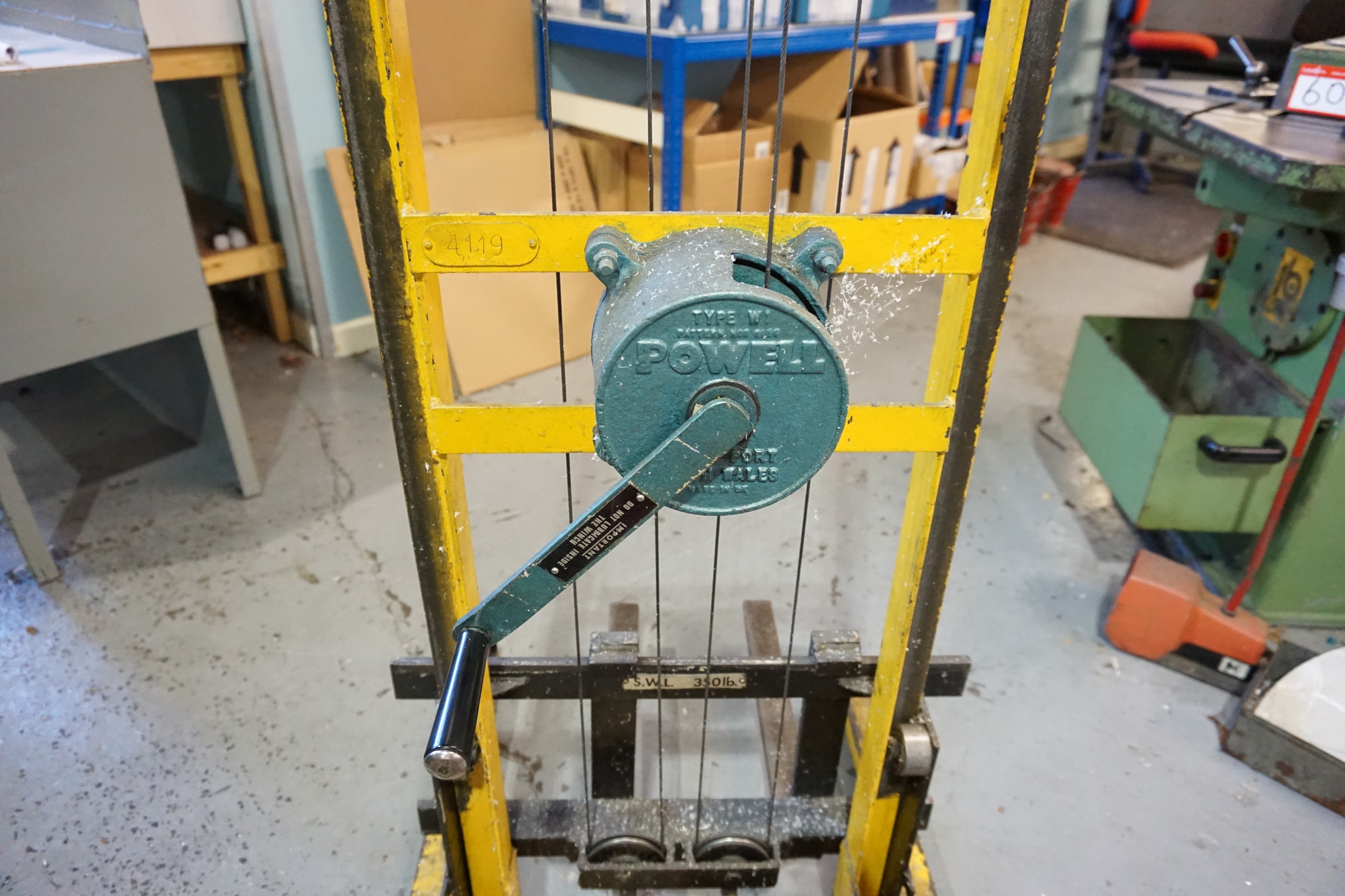 Powell Tool Lift SWL 350lbs