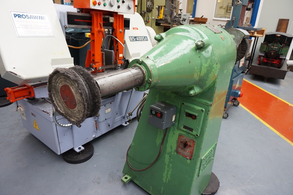 MORRISFLEX Double Ended Heavy Duty Pedestal Polishing Machine Type 403