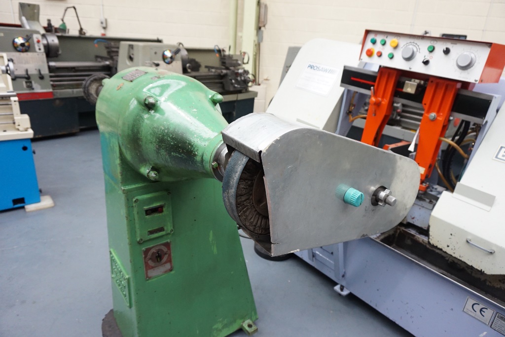 MORRISFLEX Double Ended Heavy Duty Pedestal Polishing Machine Type 403