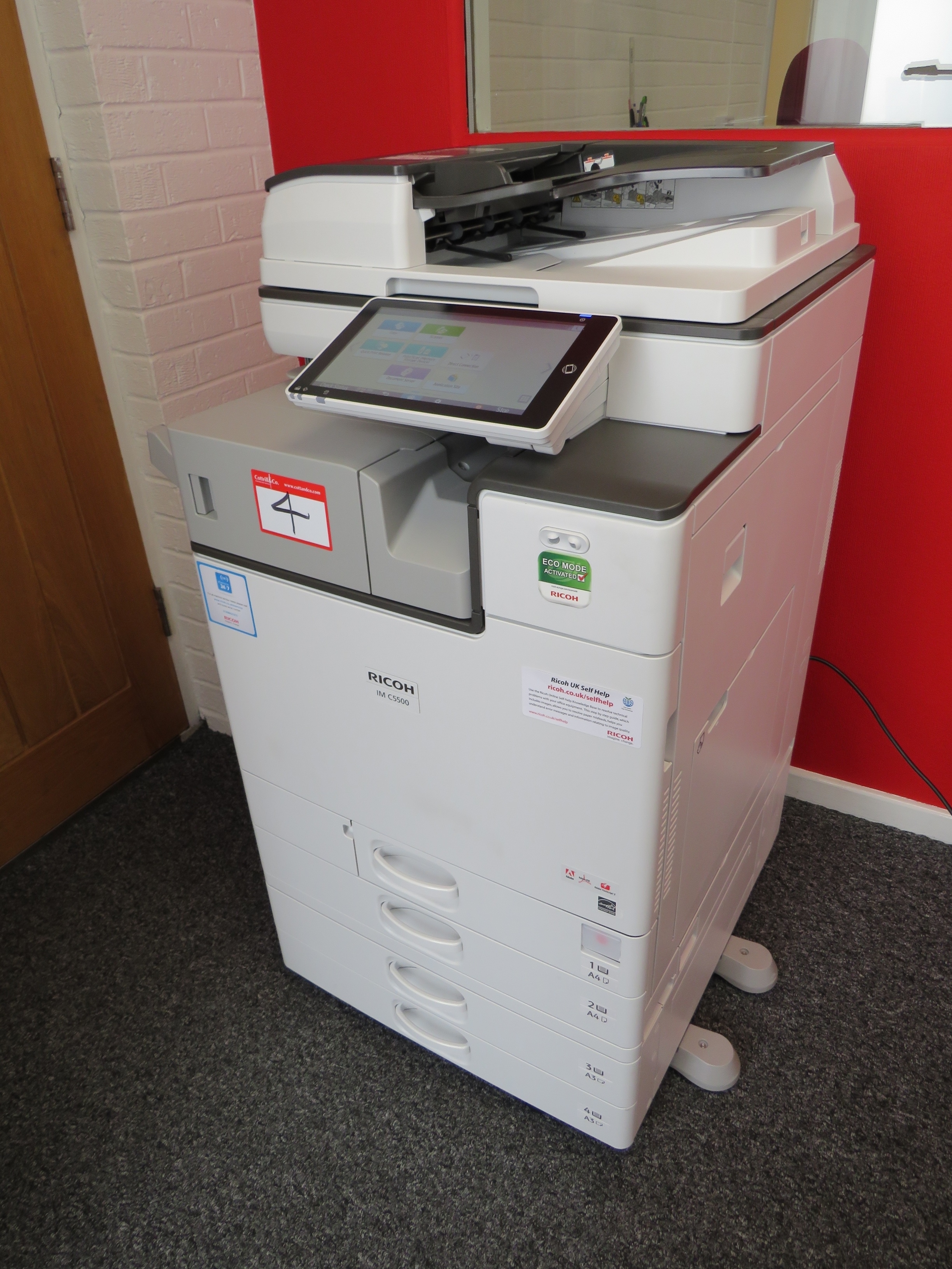 Ricoh IM C5500 Full Colour Multifunctional All-in-one Printer