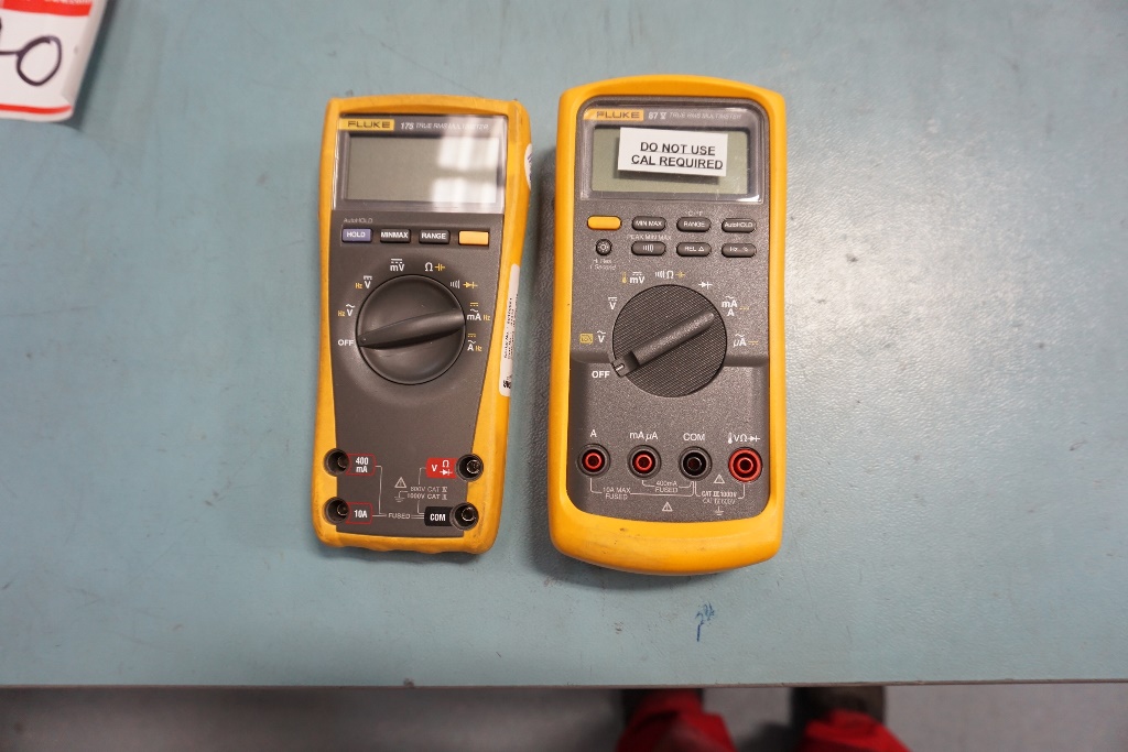 Fluke 175 and Fluke 87V True RMS Multimeters