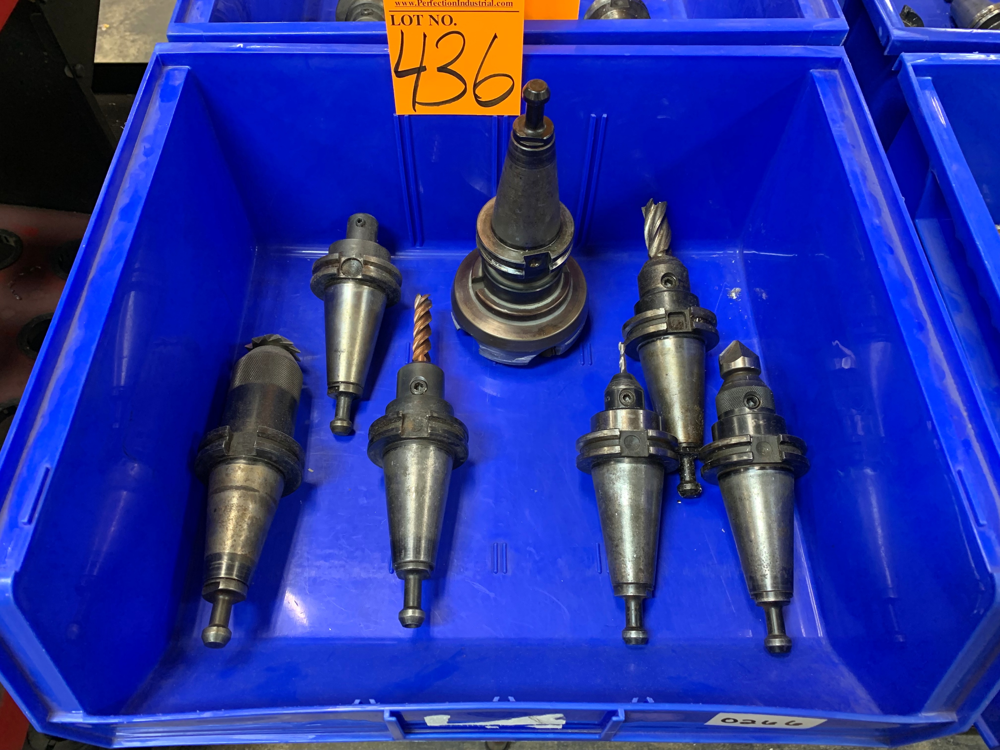 Lot of (7) CAT 40 Tool Holders