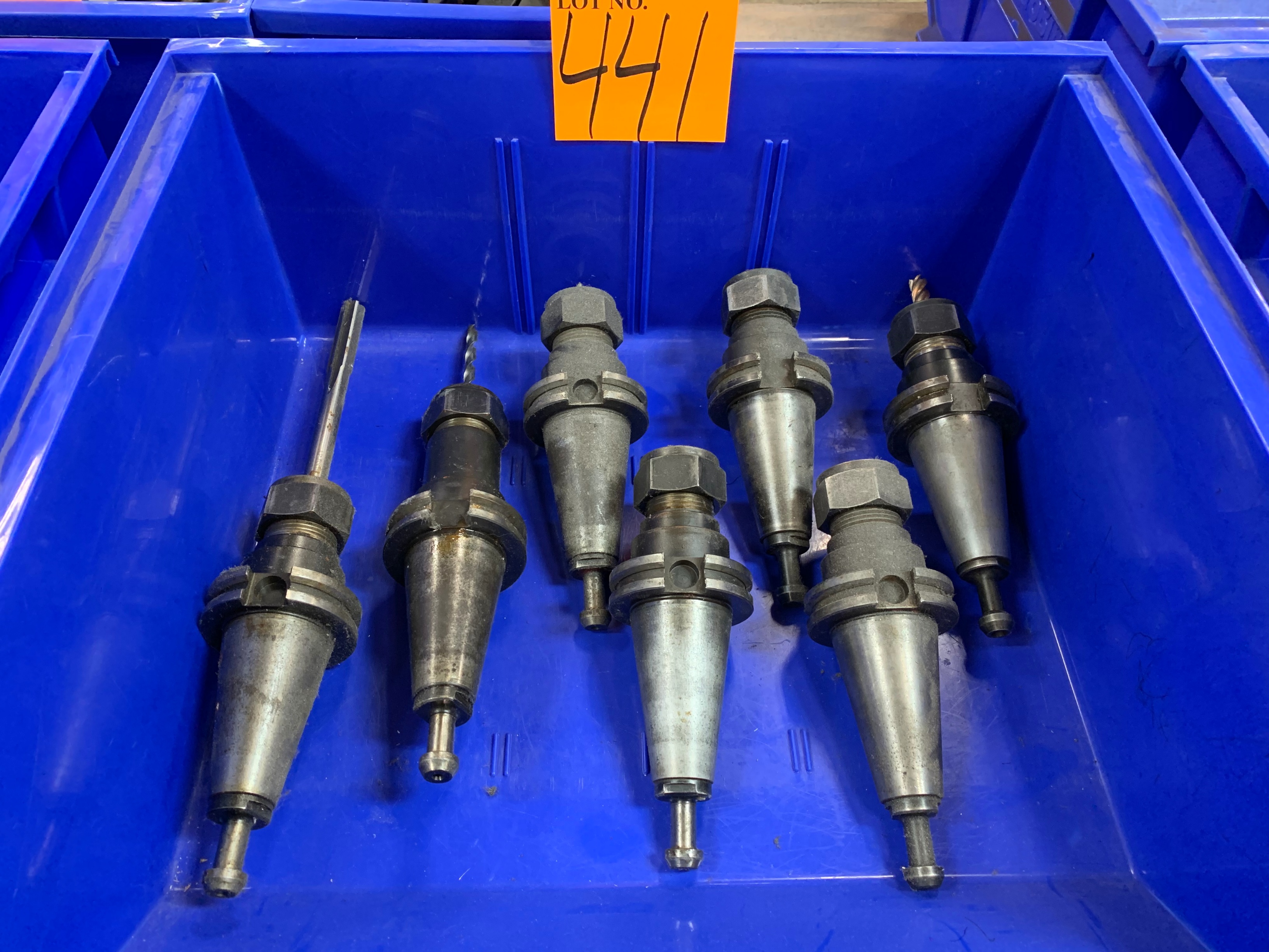 Lot of (7) CAT 40 Tool Holders