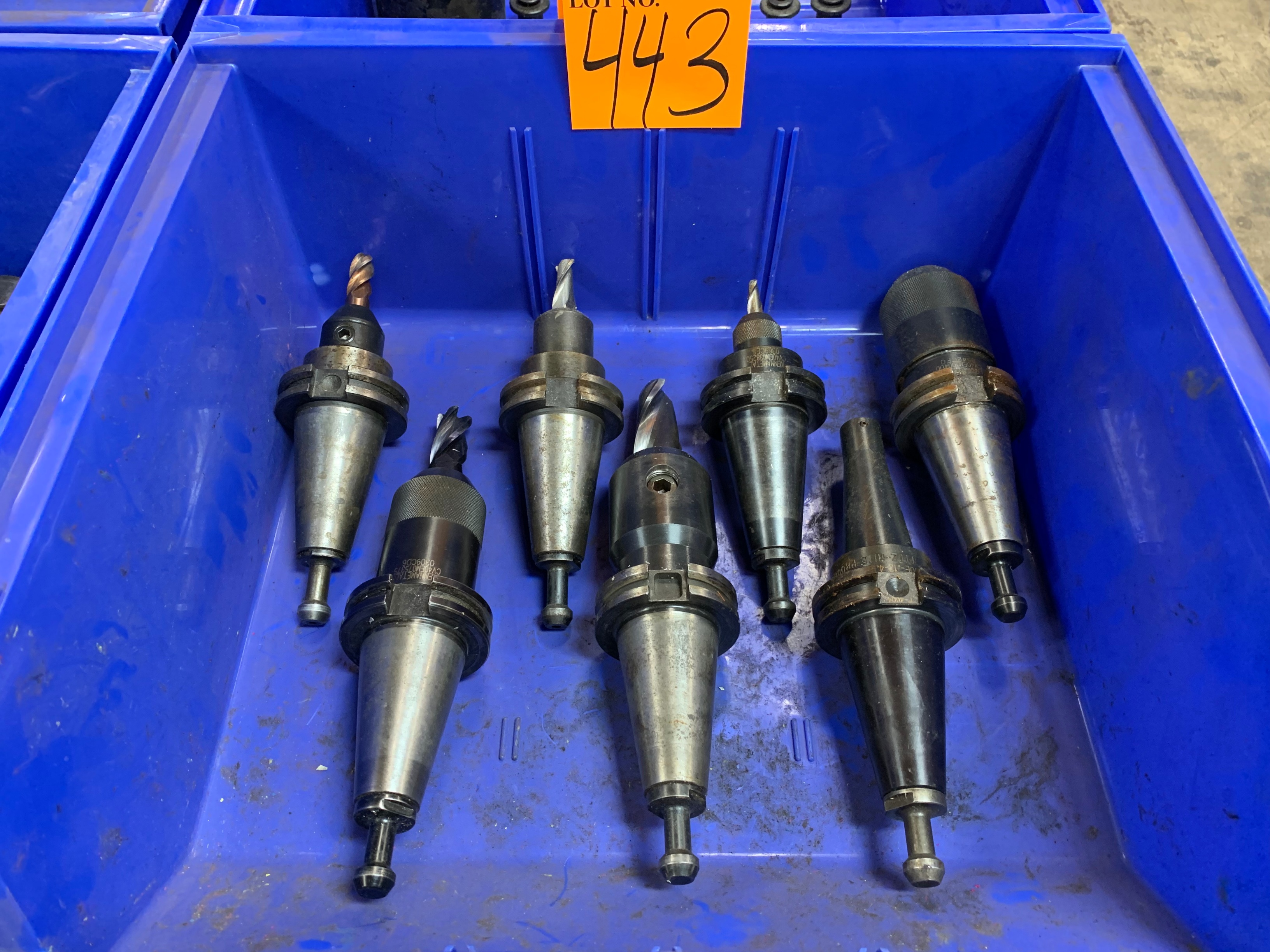 Lot of (7) CAT 40 Tool Holders
