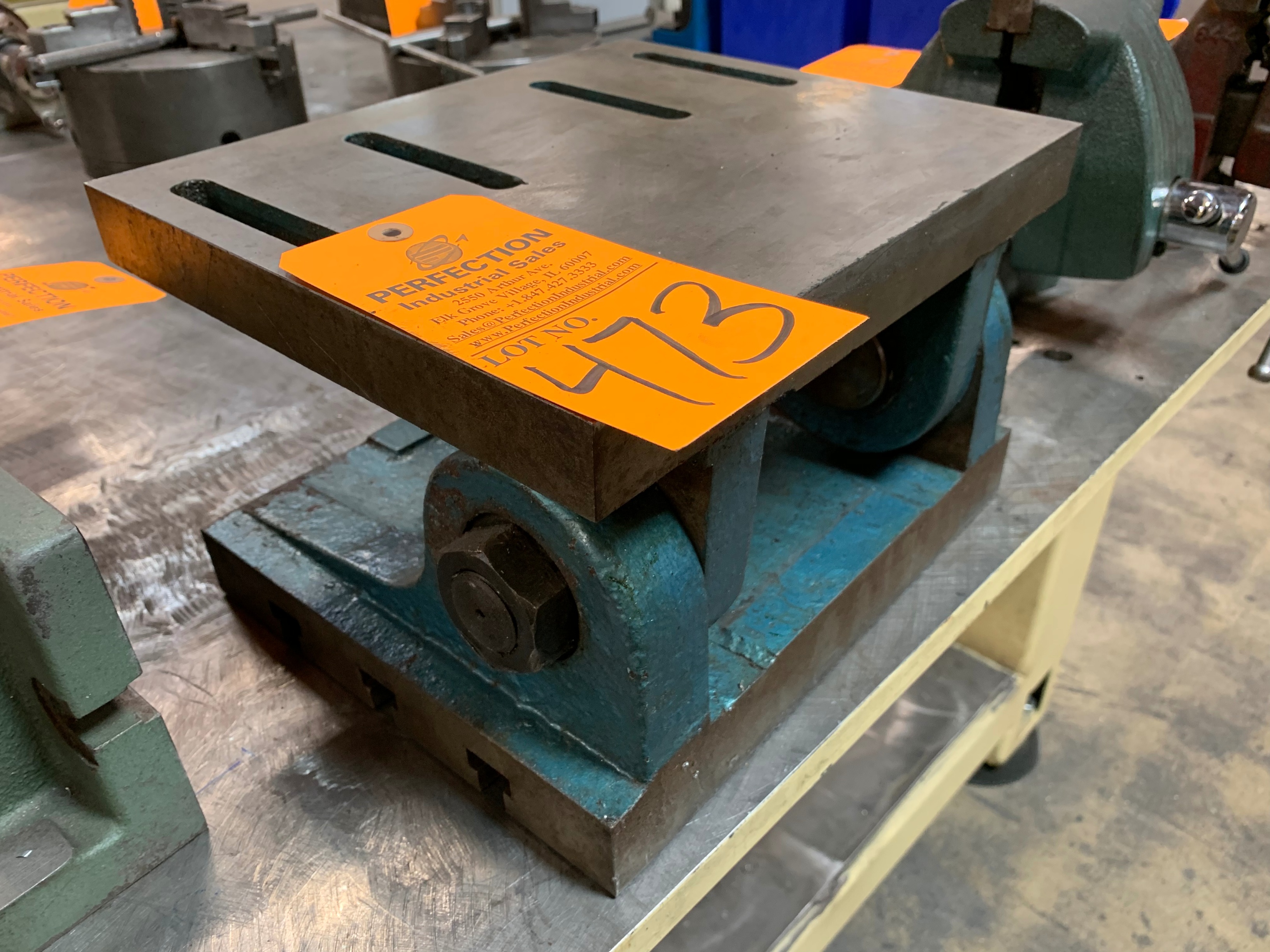 10" x 12" TSlotted Tilting Angle Plate