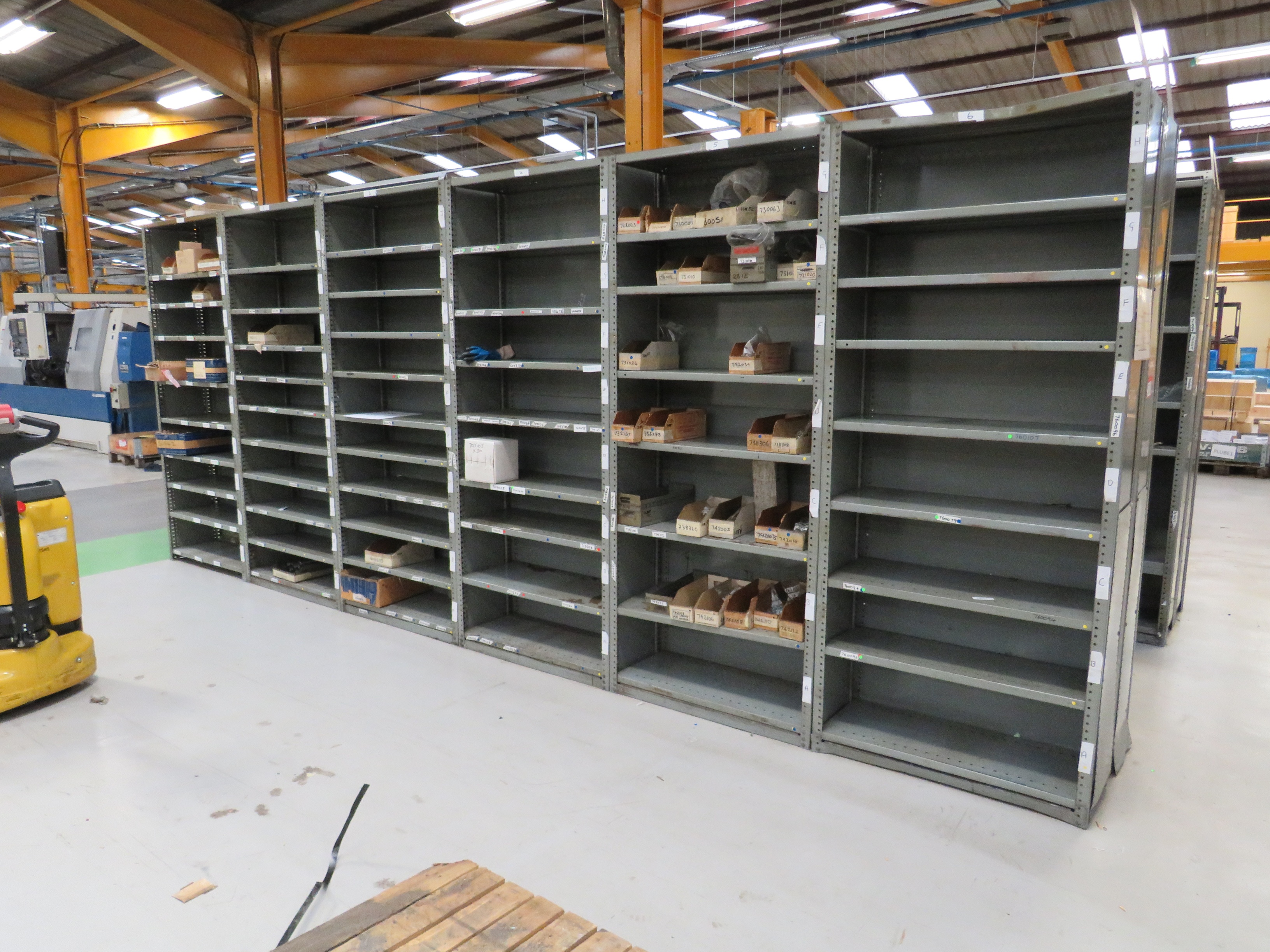 (24) Bays of Dexion Racking