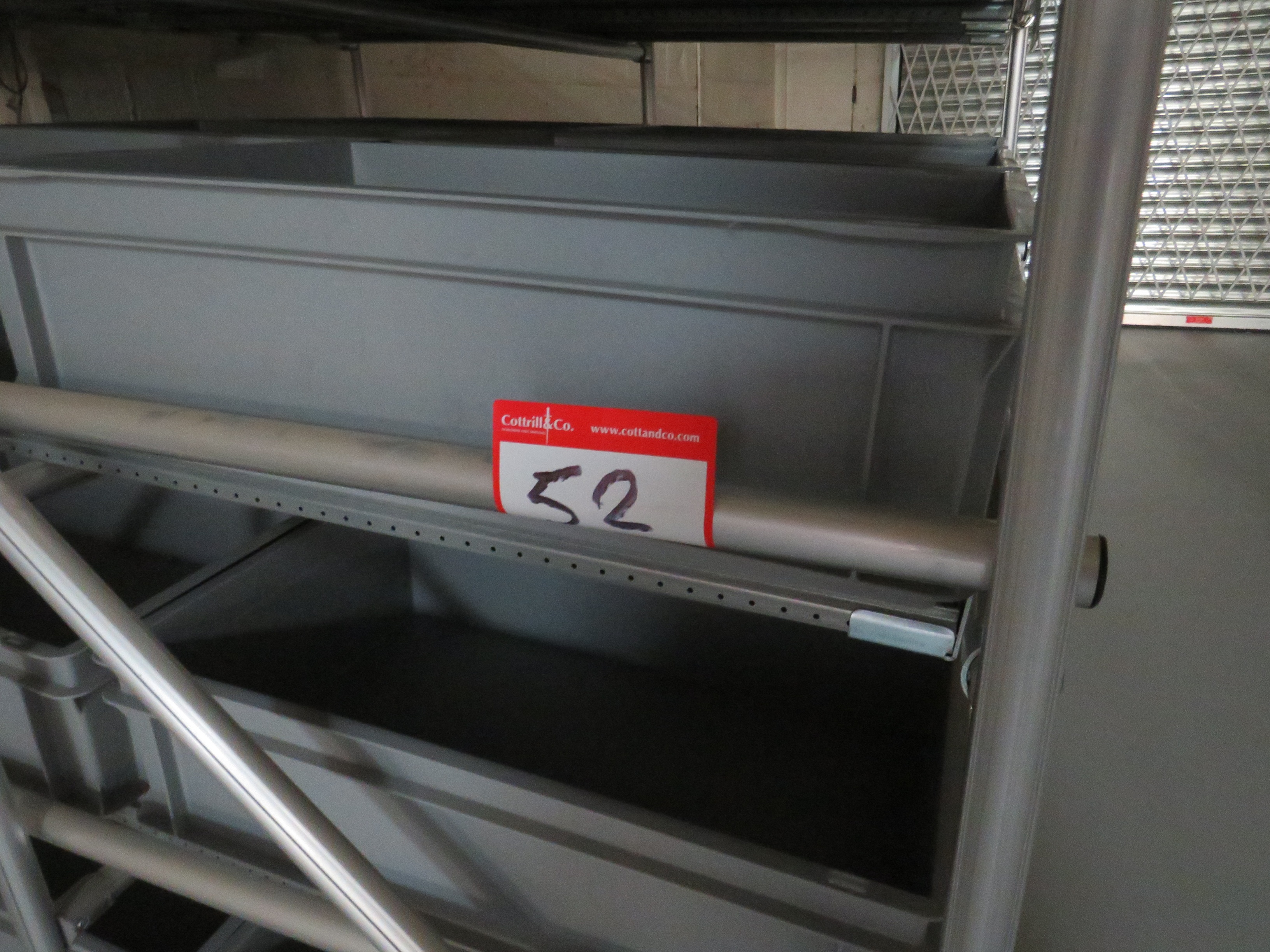 Angular Tote Bin Rack