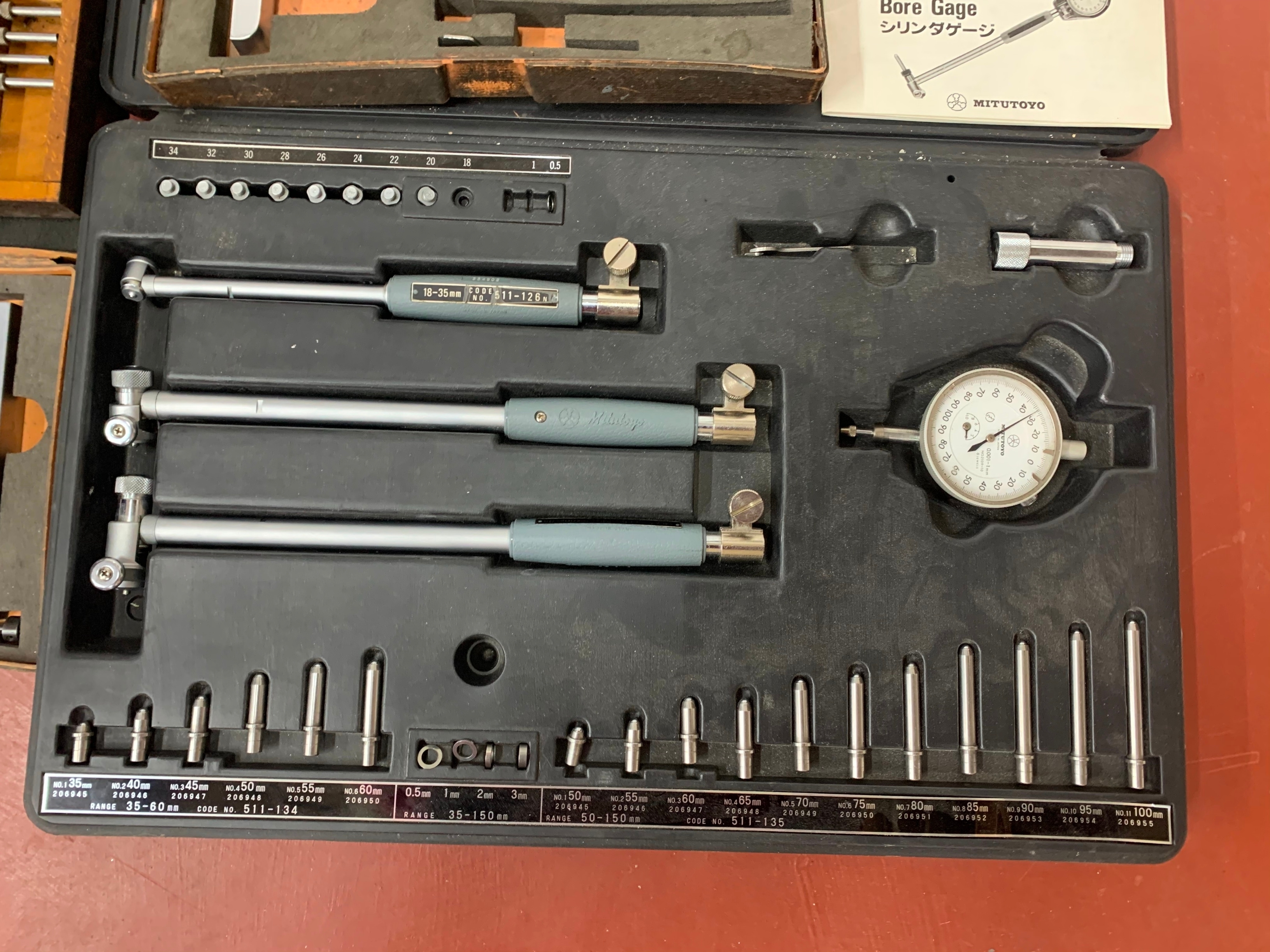 (2) Depth Gauges and (2) Bore Gauges