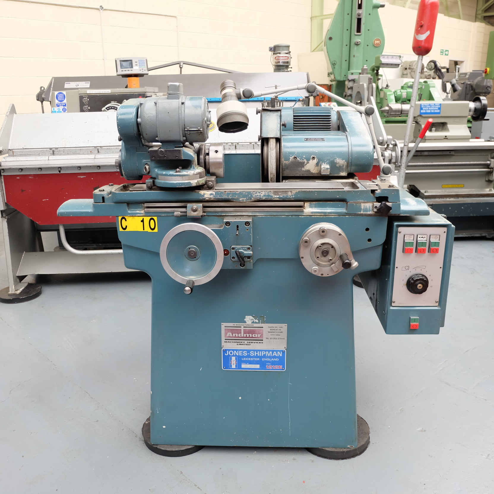 Jones & Shipman 1212E High Precision Cylindrical Grinder