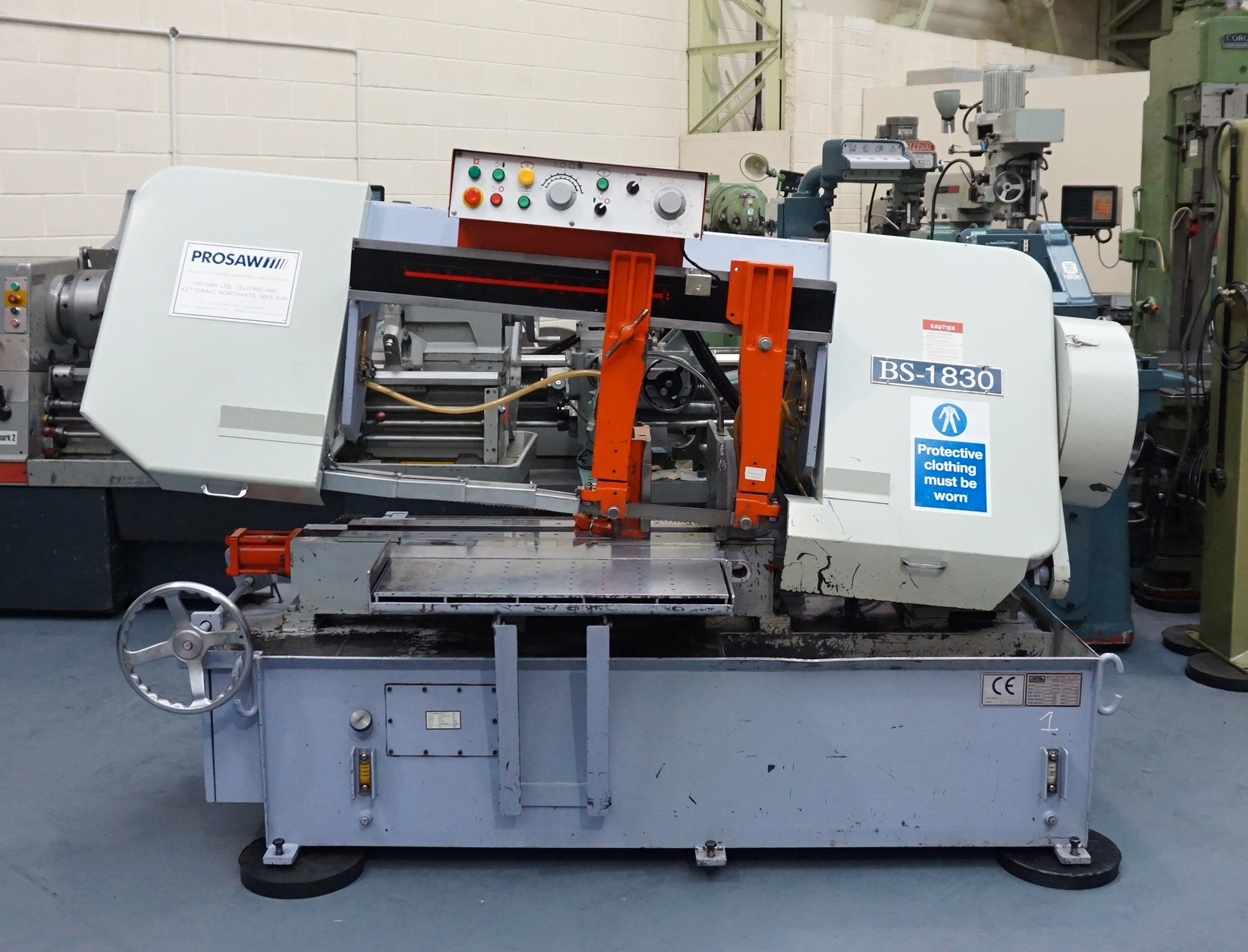 Prosaw Mega Type BS-1830 Semi Automatic Horizontal Bandsaw