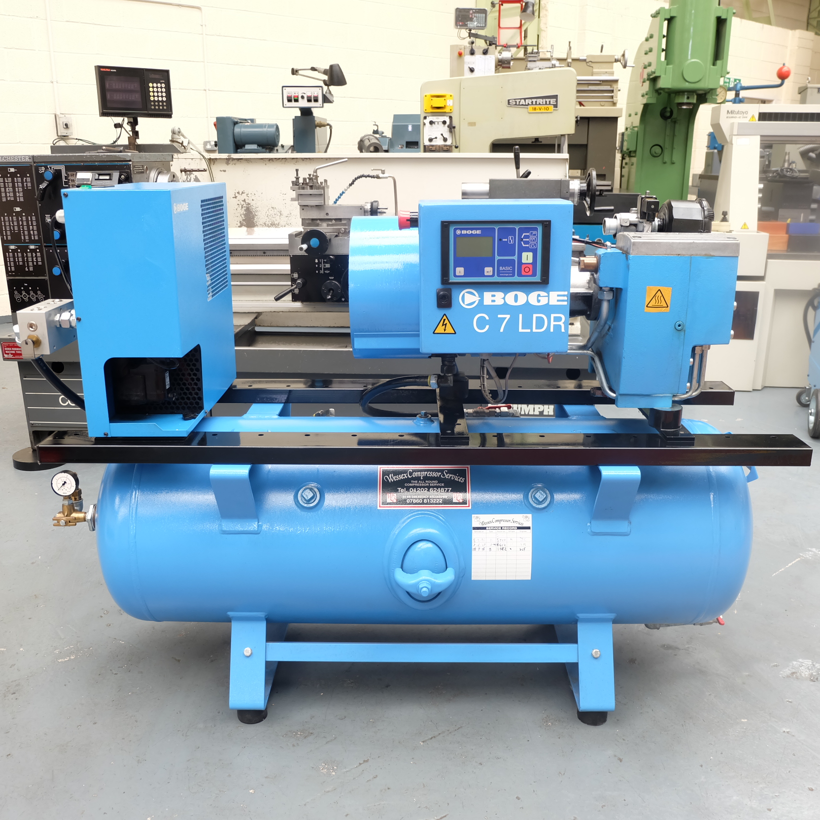 Boge Type C7LDR 270 Rotary Screw Air Compressor