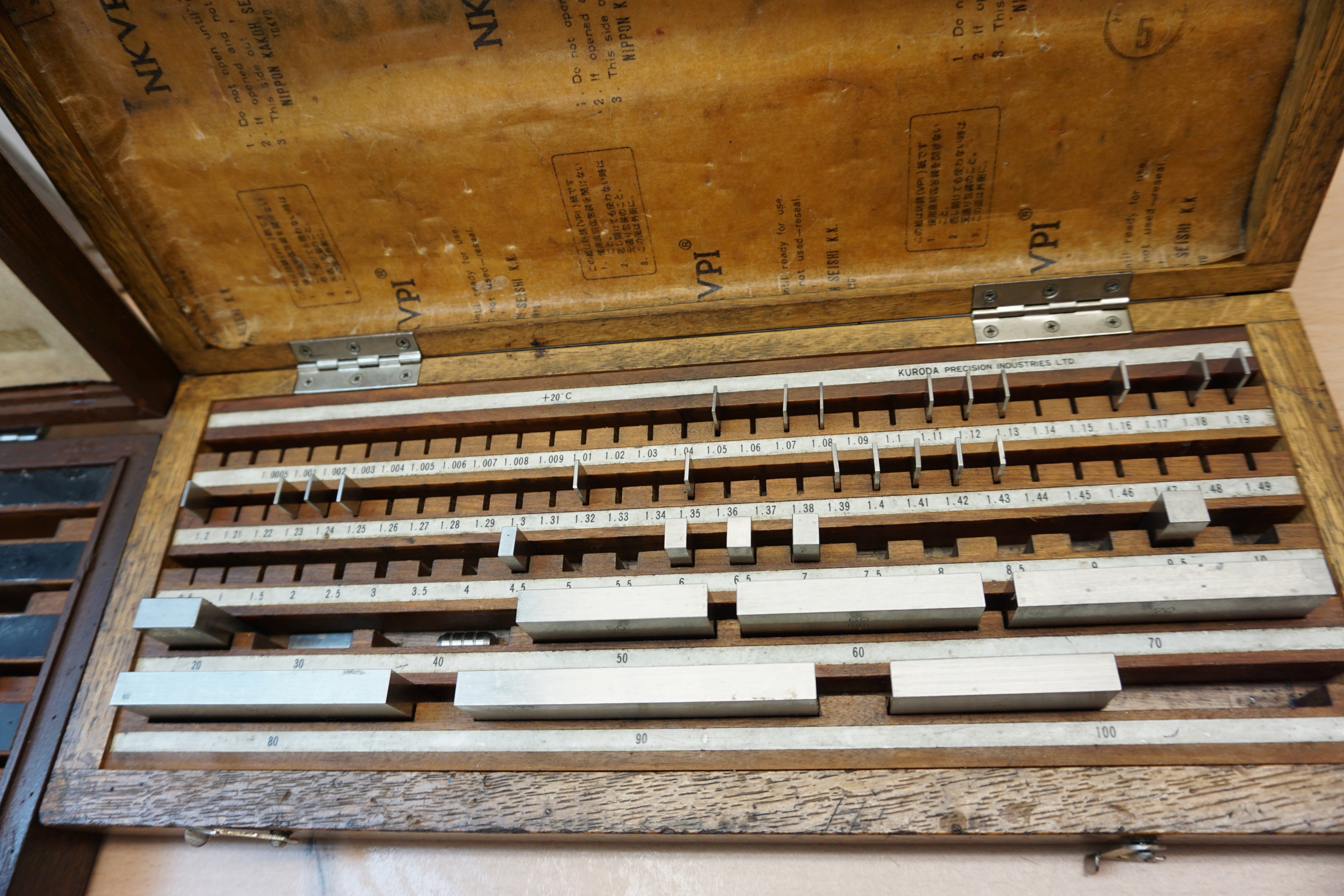 (3) Boxes of Slip Gauges Metric and Imperial