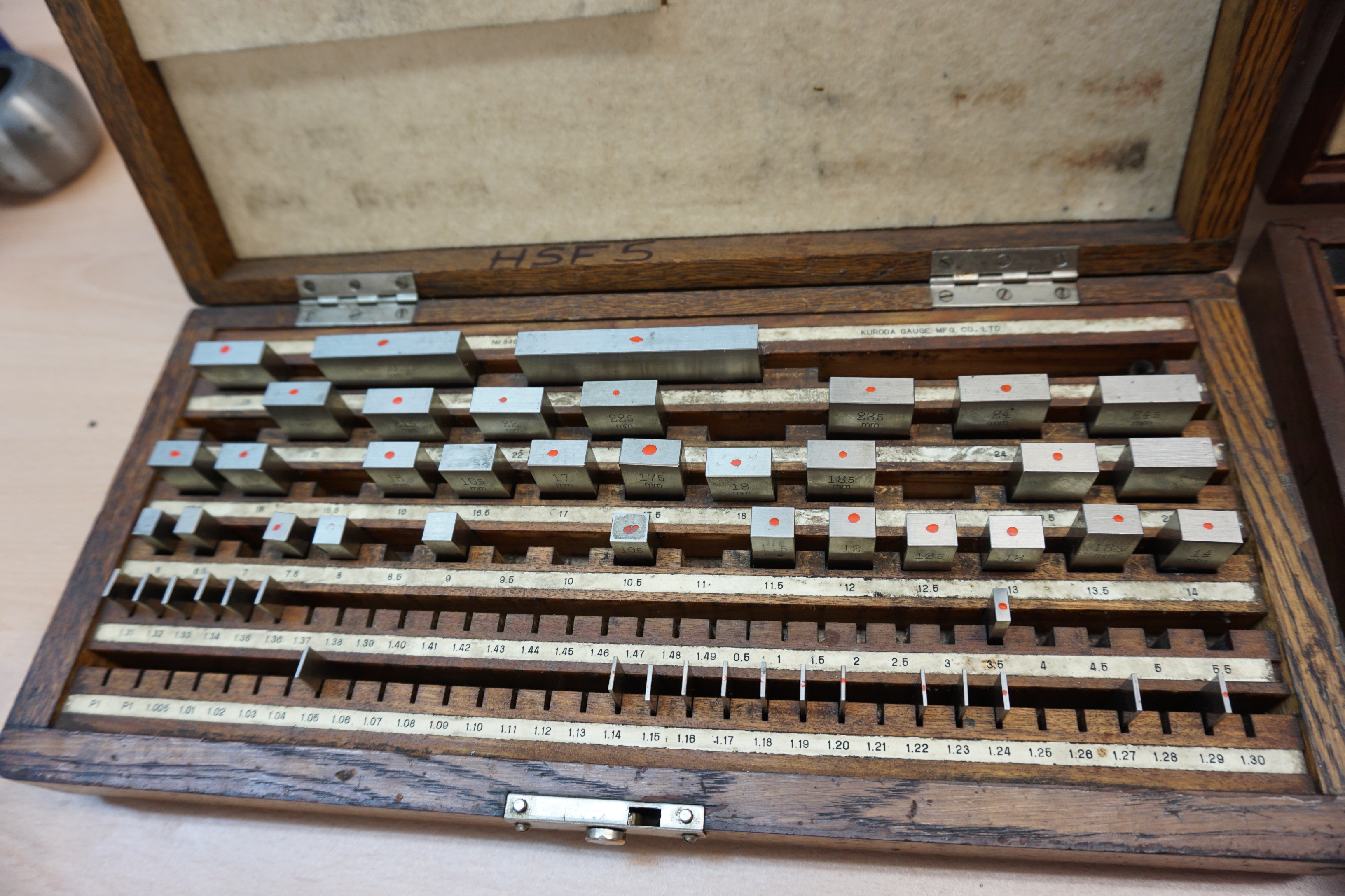 (3) Boxes of Slip Gauges Metric and Imperial