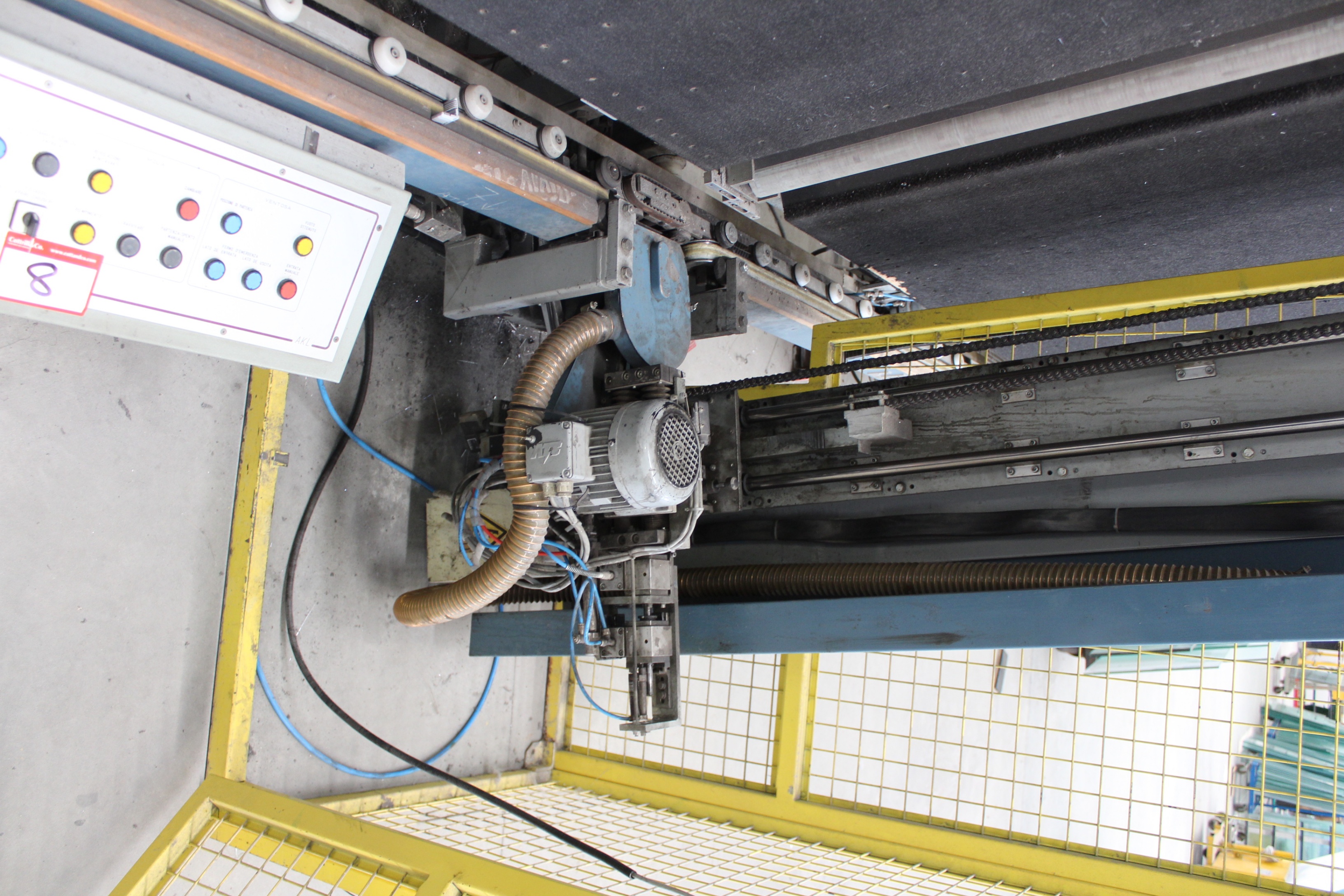 Lisec Type AKL 25V Vertical Edge Deletion Machine